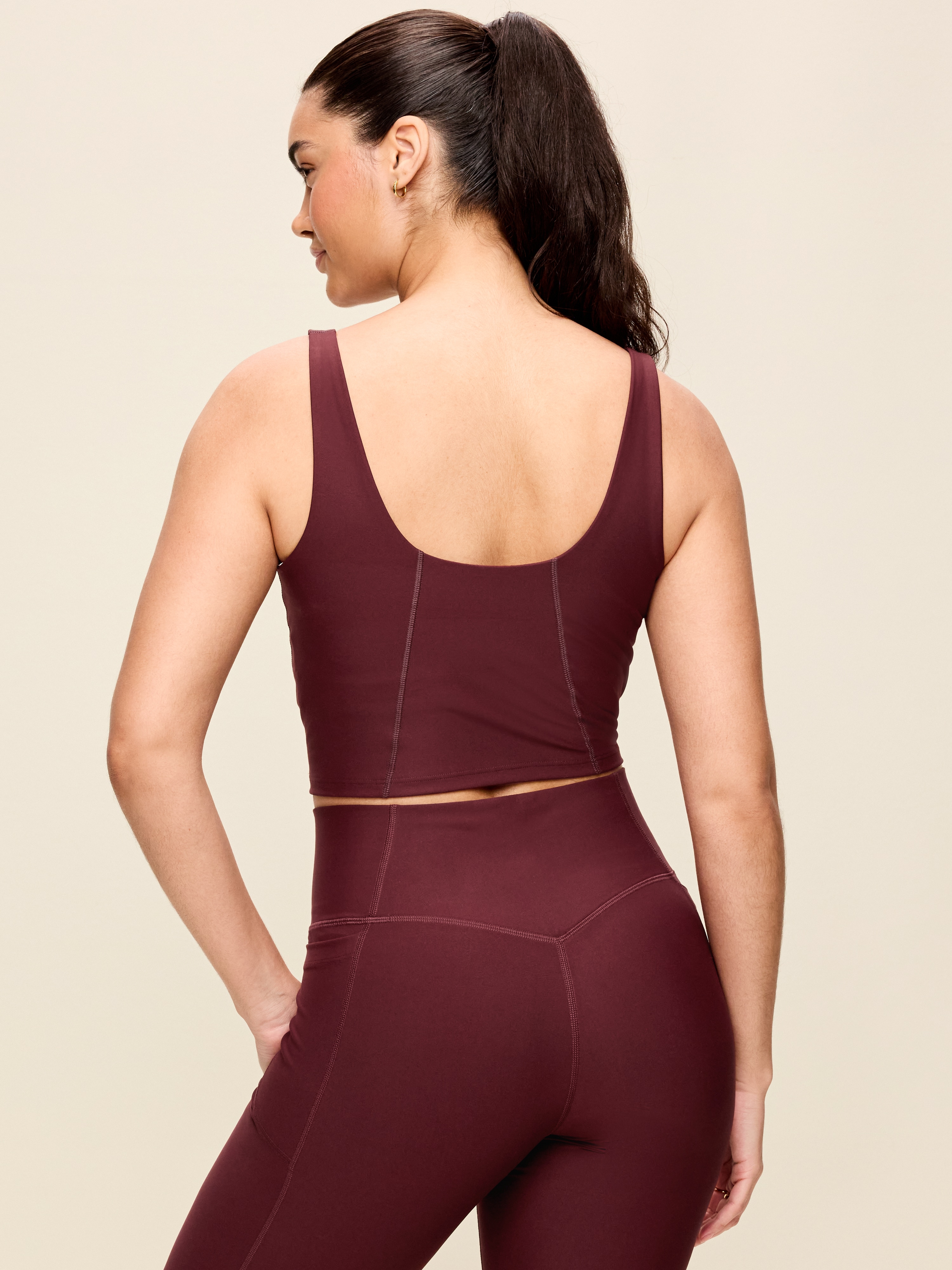 Light Support PowerSoft Longline Sports Bra - Grand Canyon - 5