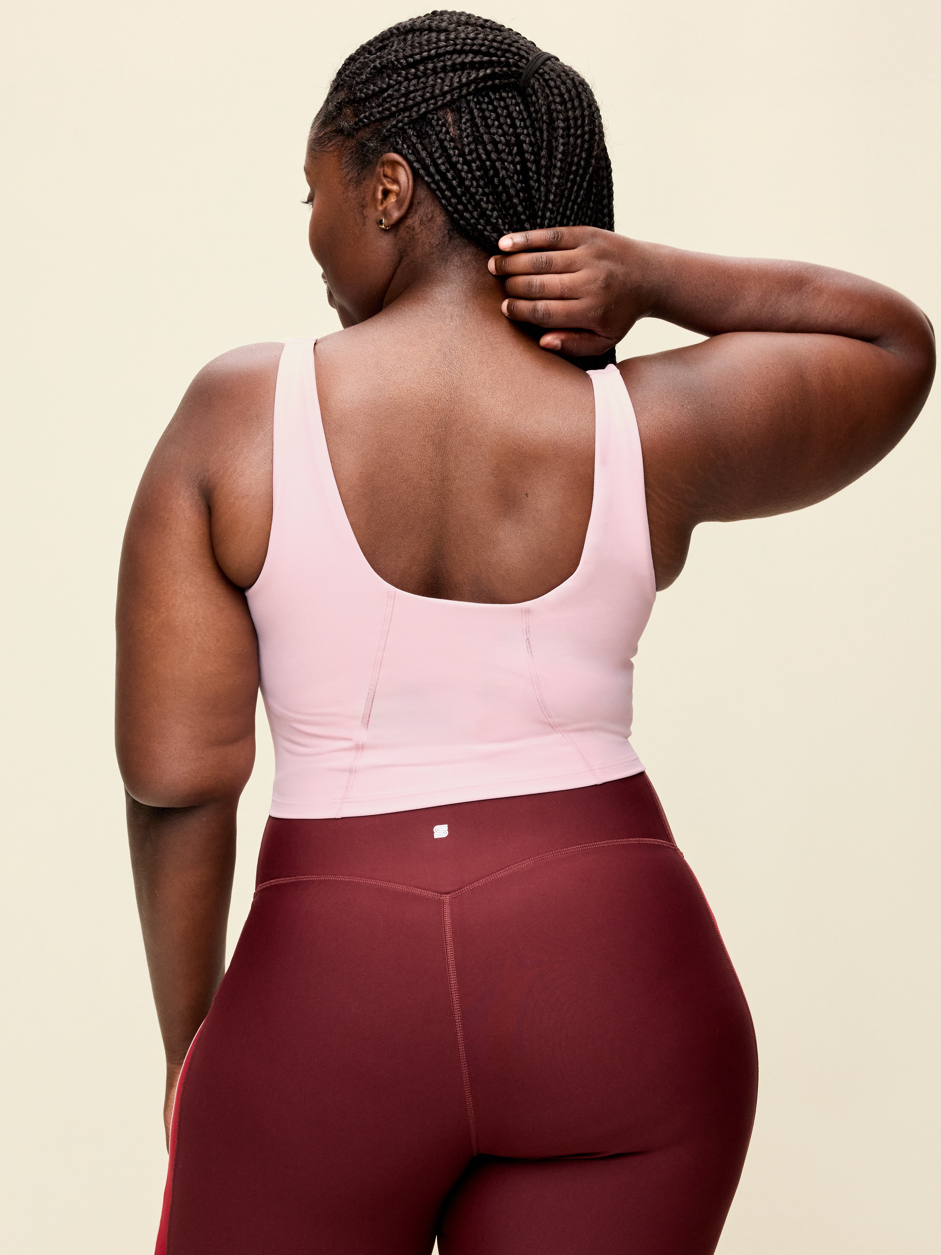 Light Support PowerSoft Longline Sports Bra - Fairytale Rose - 7