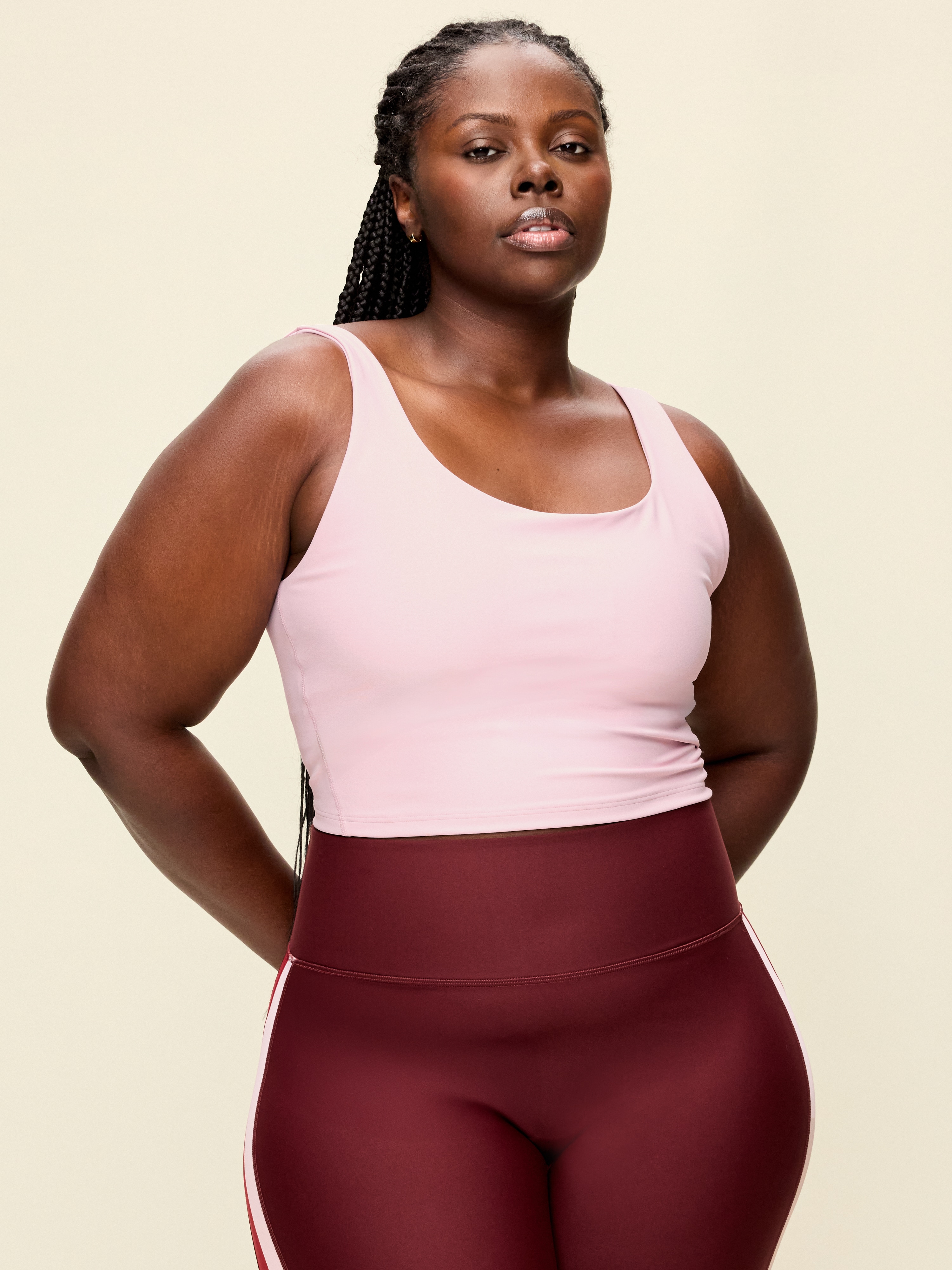 Light Support PowerSoft Longline Sports Bra - Fairytale Rose - 6