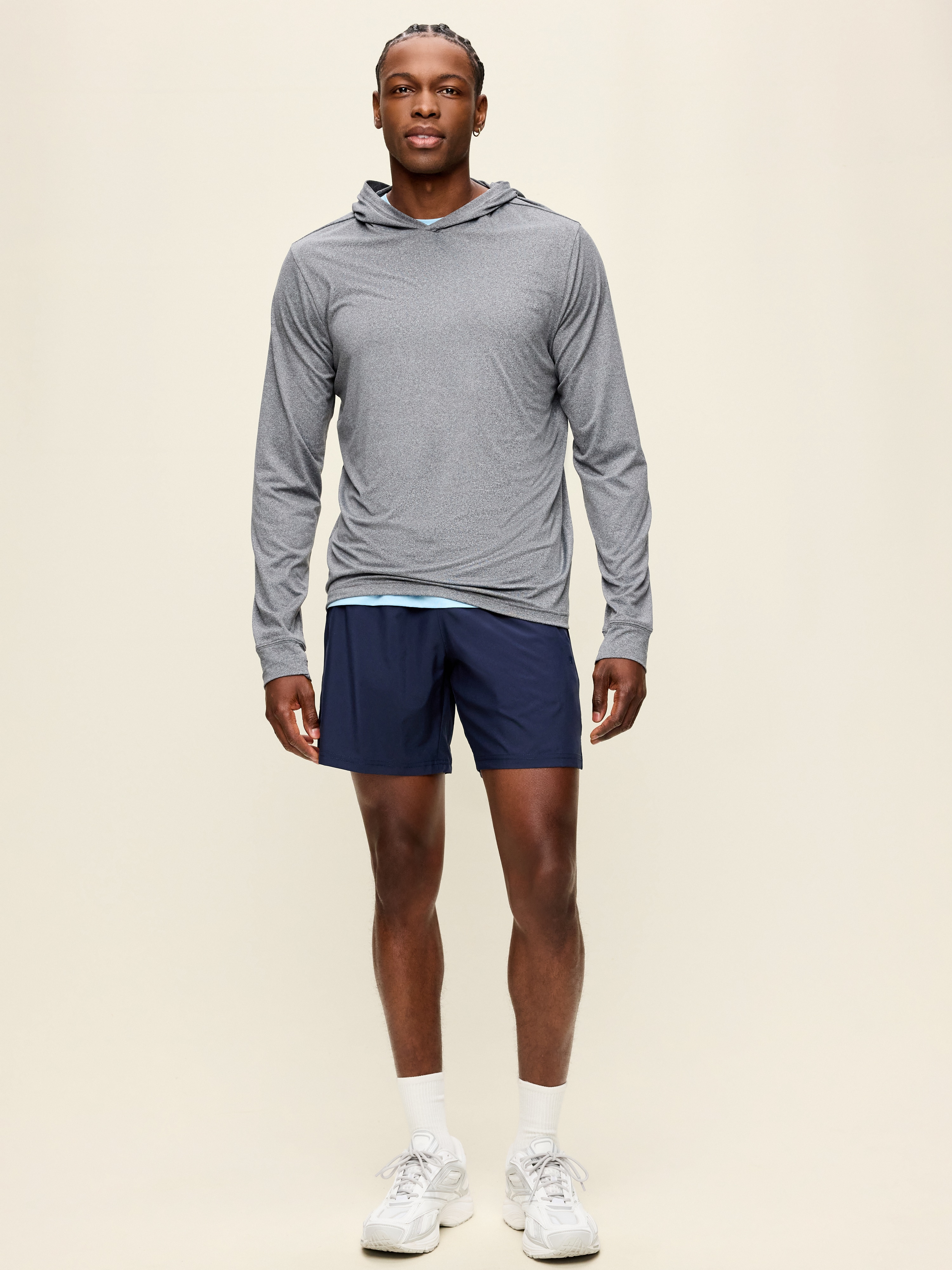 StretchTech Workout Shorts -- 7-inch inseam - In the Navy - 3