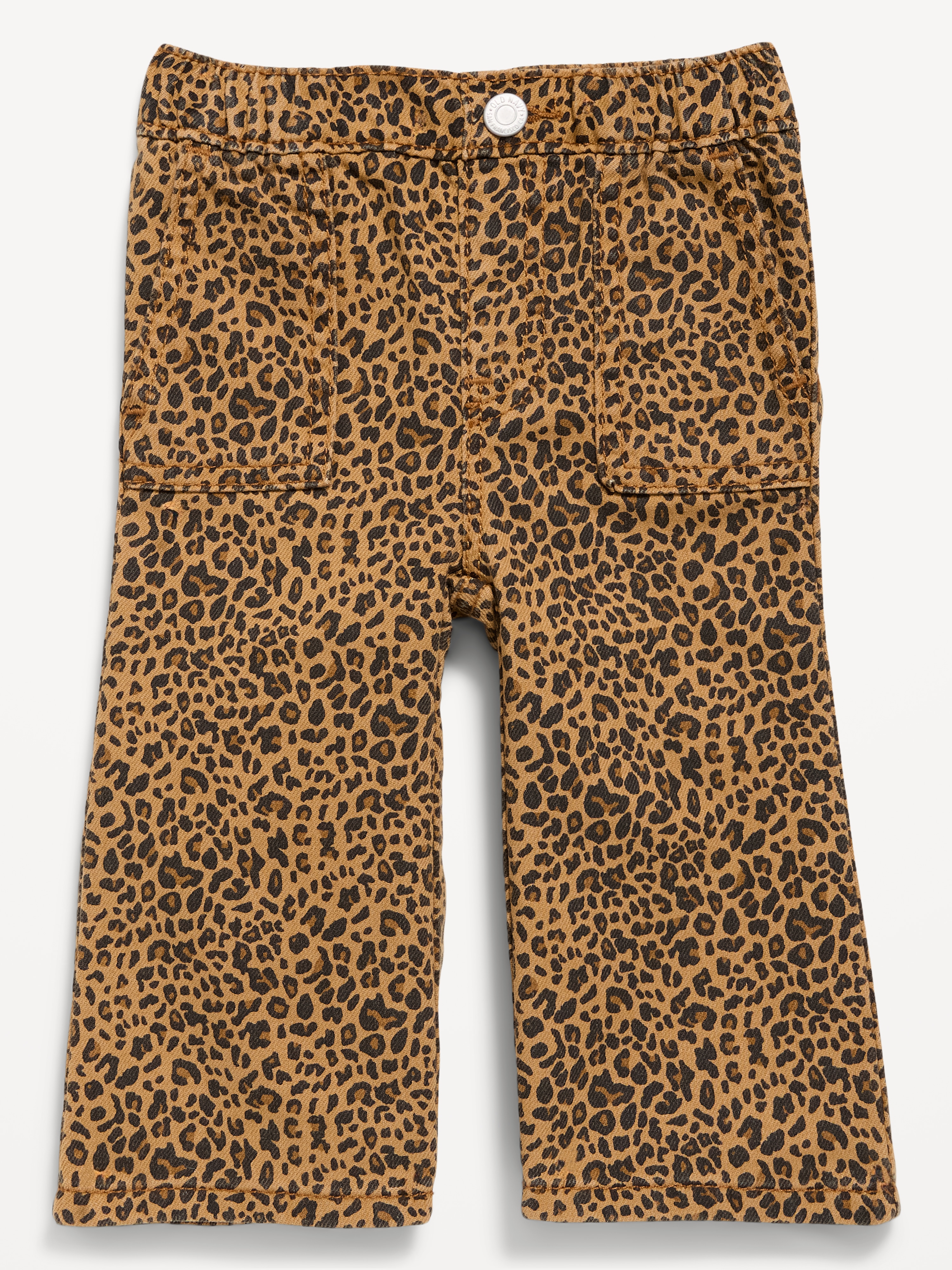 Pull-On Baggy Utility Jeans for Baby - Small Leopard - 1