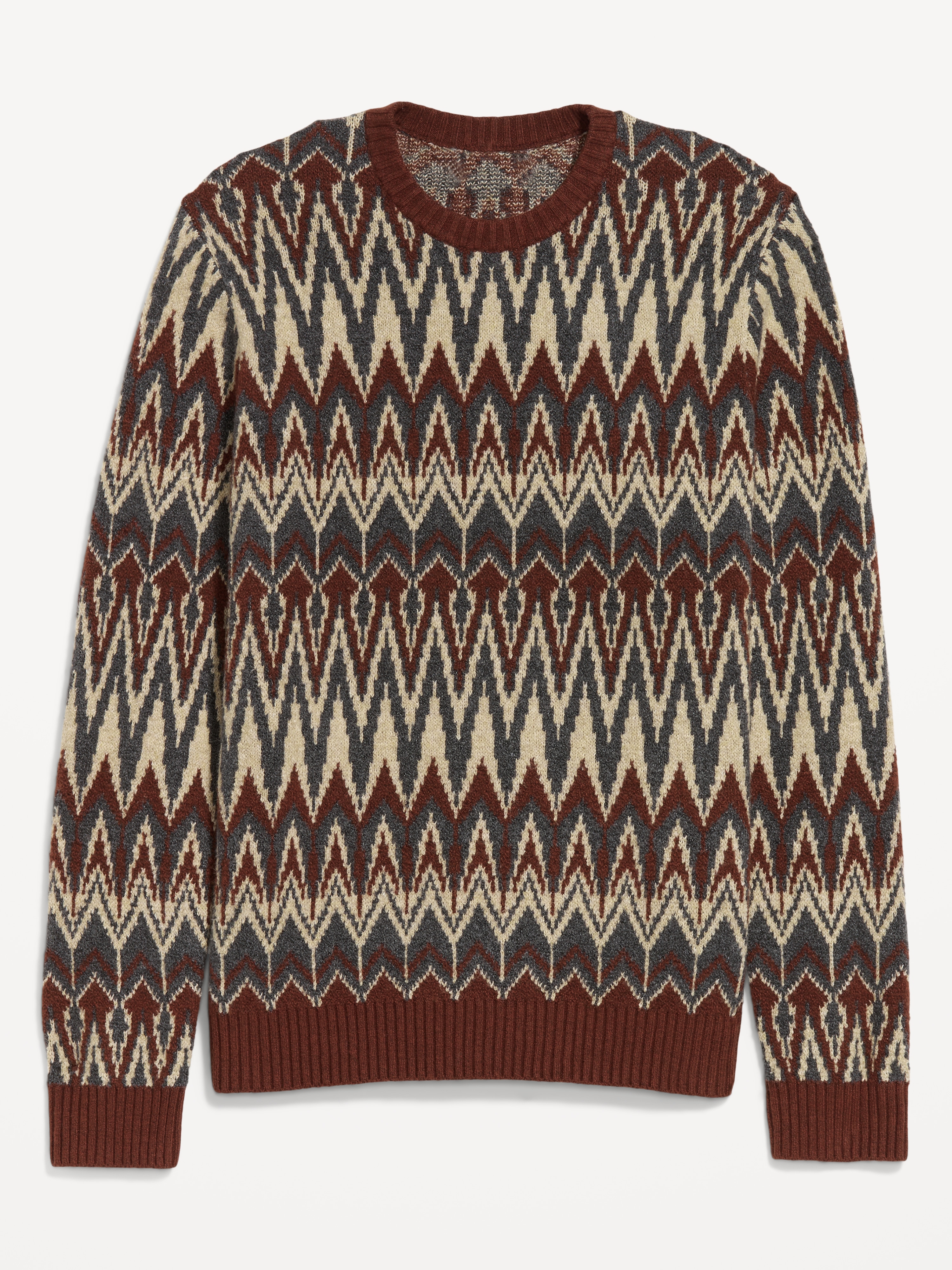 SoSoft Crew-Neck Sweater - Russet Brown - 3