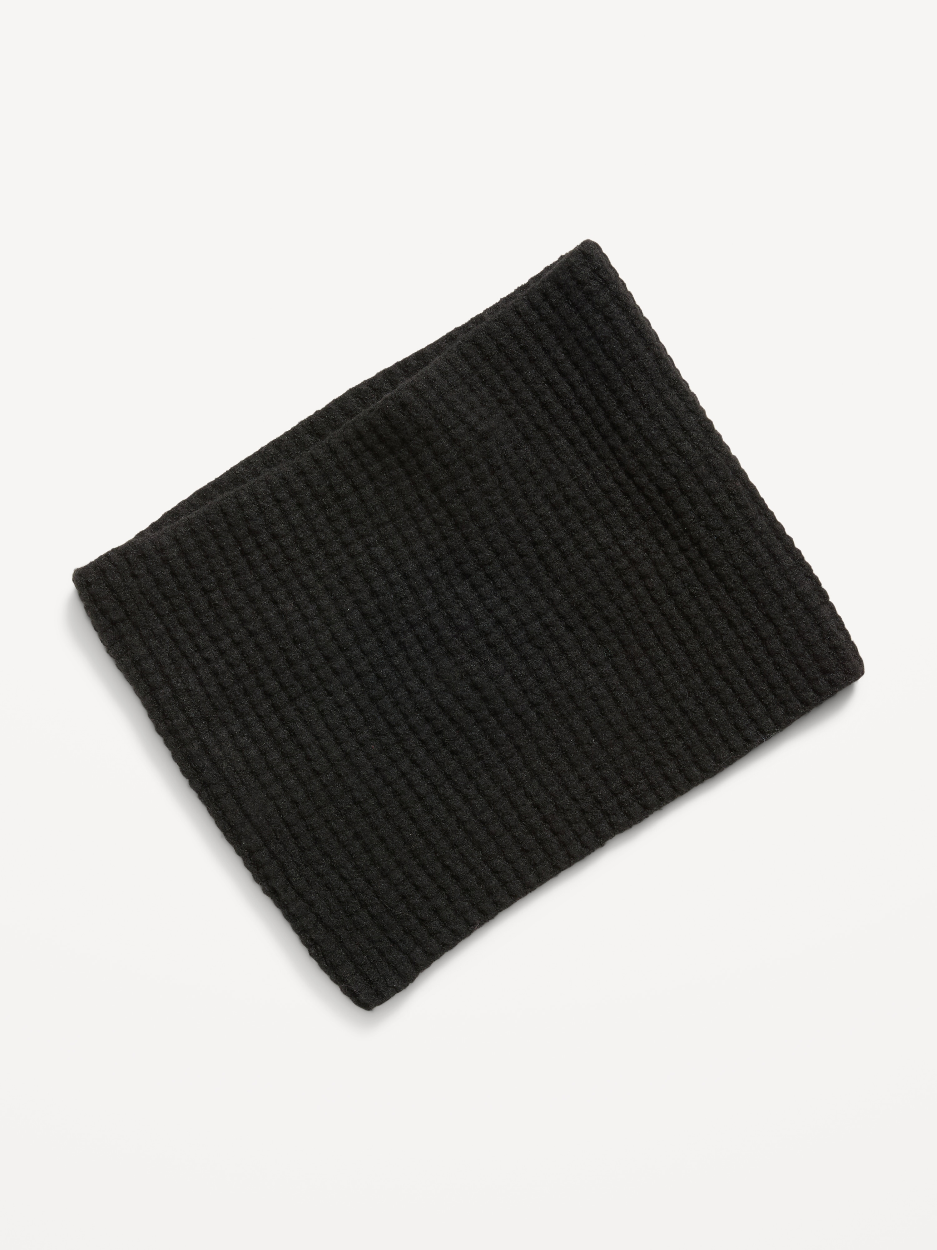 Waffle-Knit Gaiter - Black Jack - 1