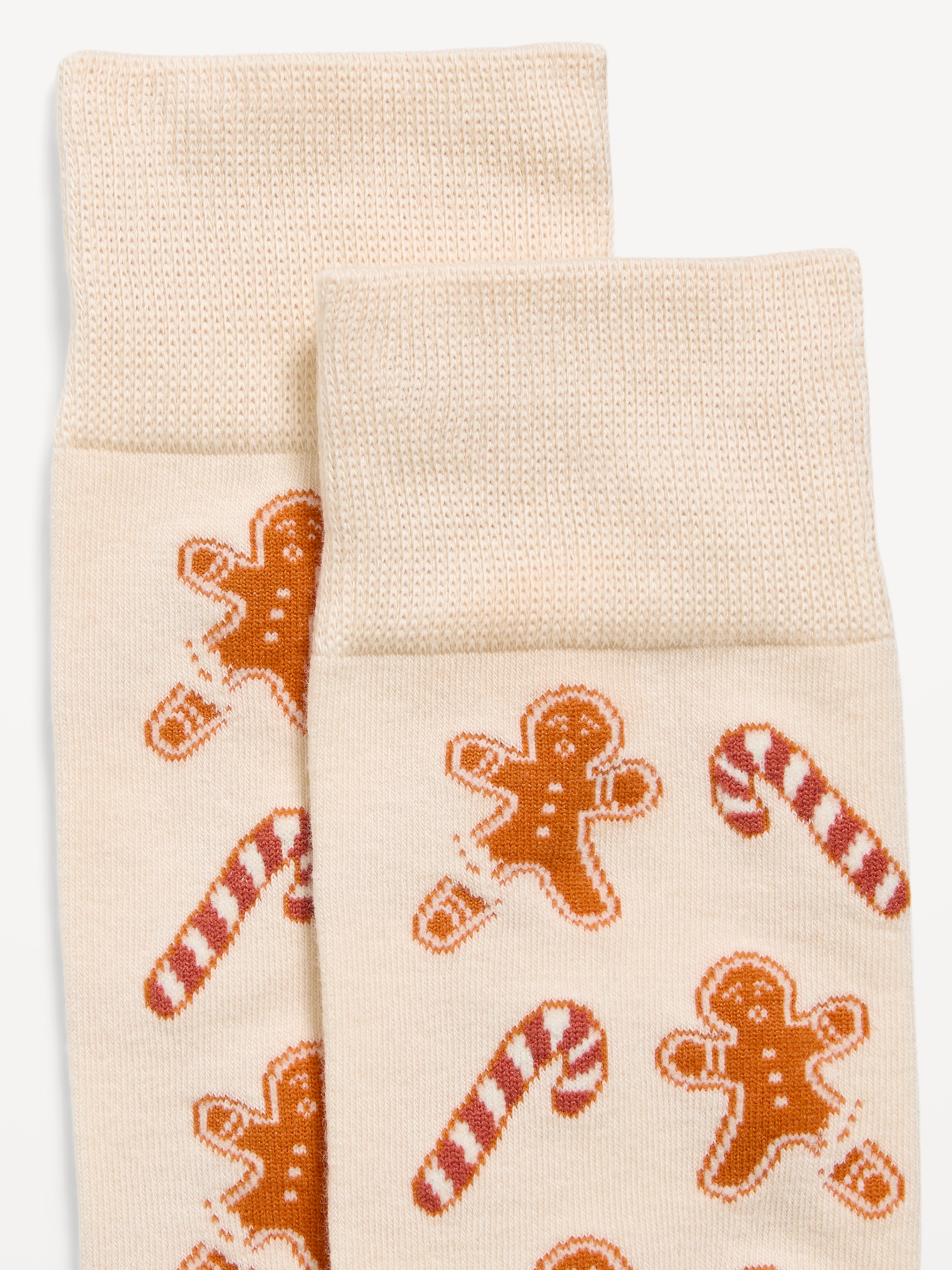 Printed Novelty Socks for Men - Gingerbread Man - 2