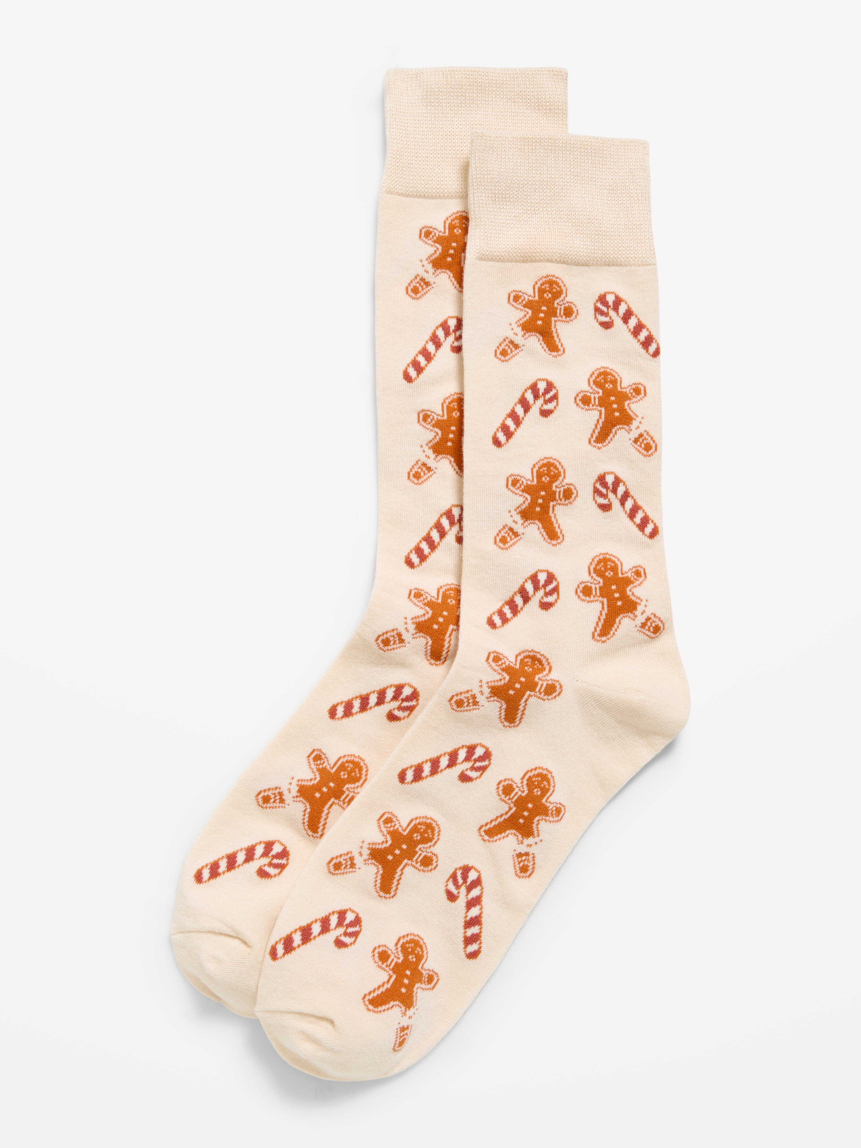 Printed Novelty Socks for Men - Gingerbread Man - 1