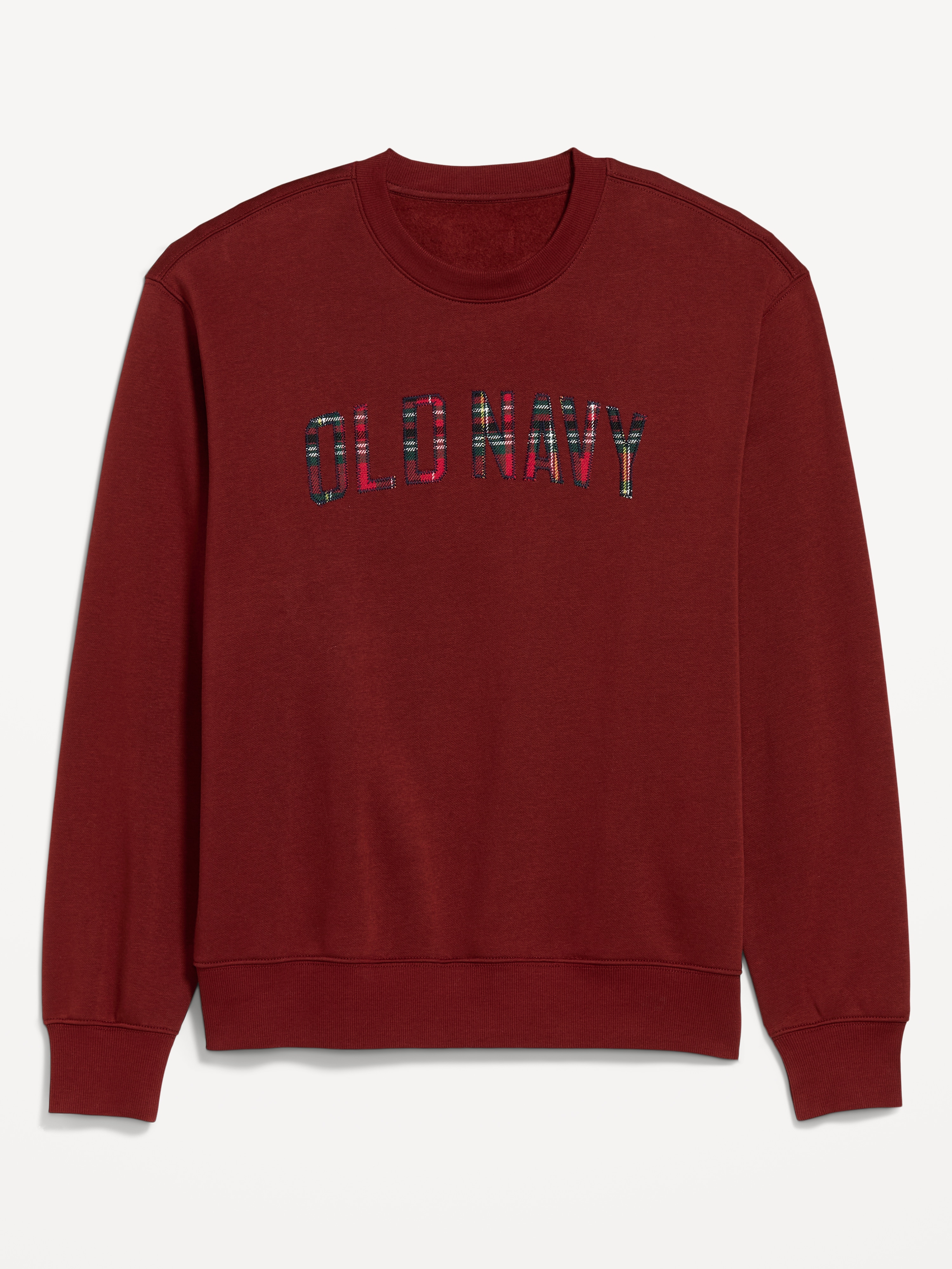 Oversized Logo Graphic Crew-Neck Sweatshirt - Emberglow - 4