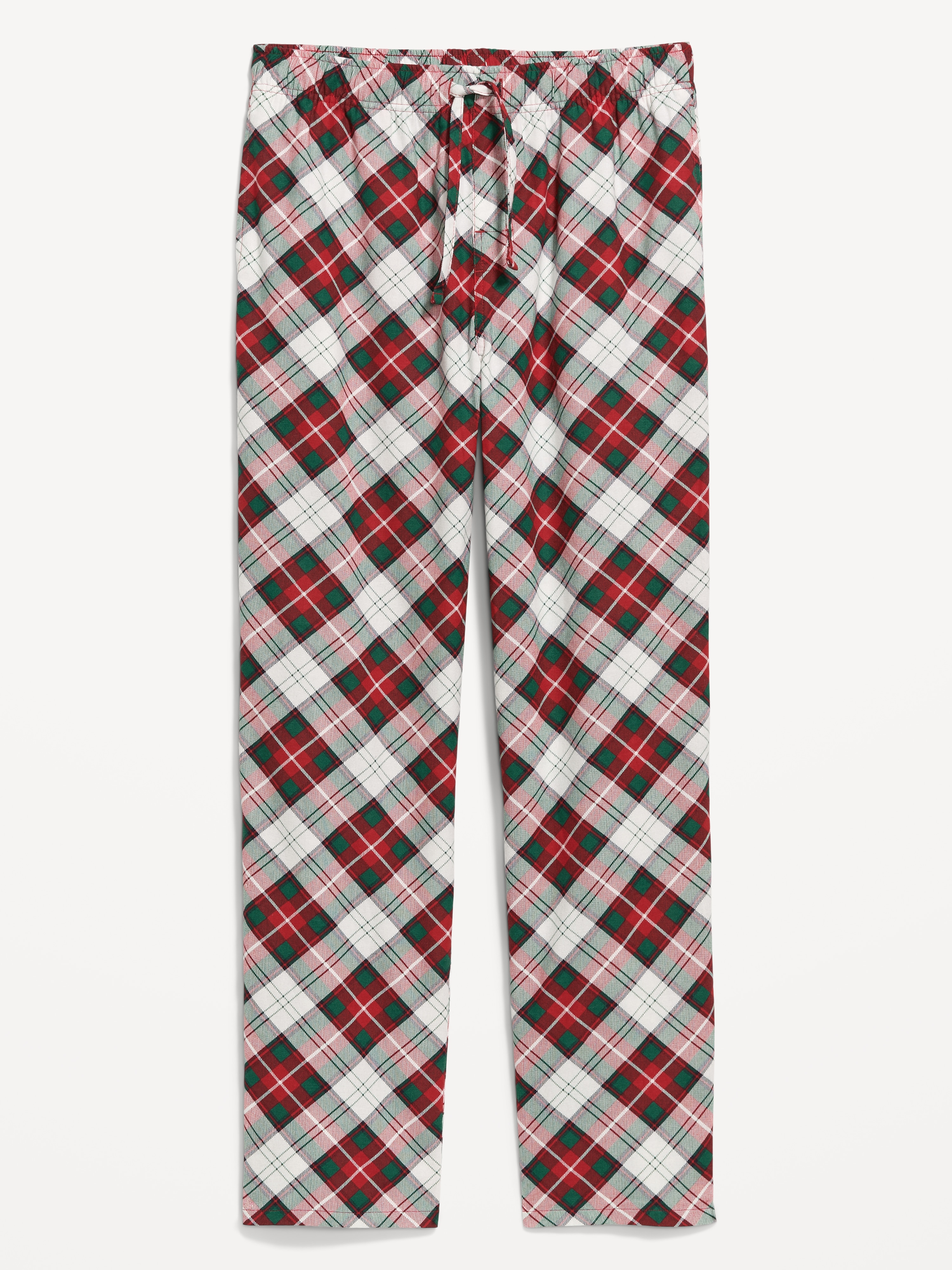 Flannel Pajama Pants - White Plaid (Match the Fam!) - 3