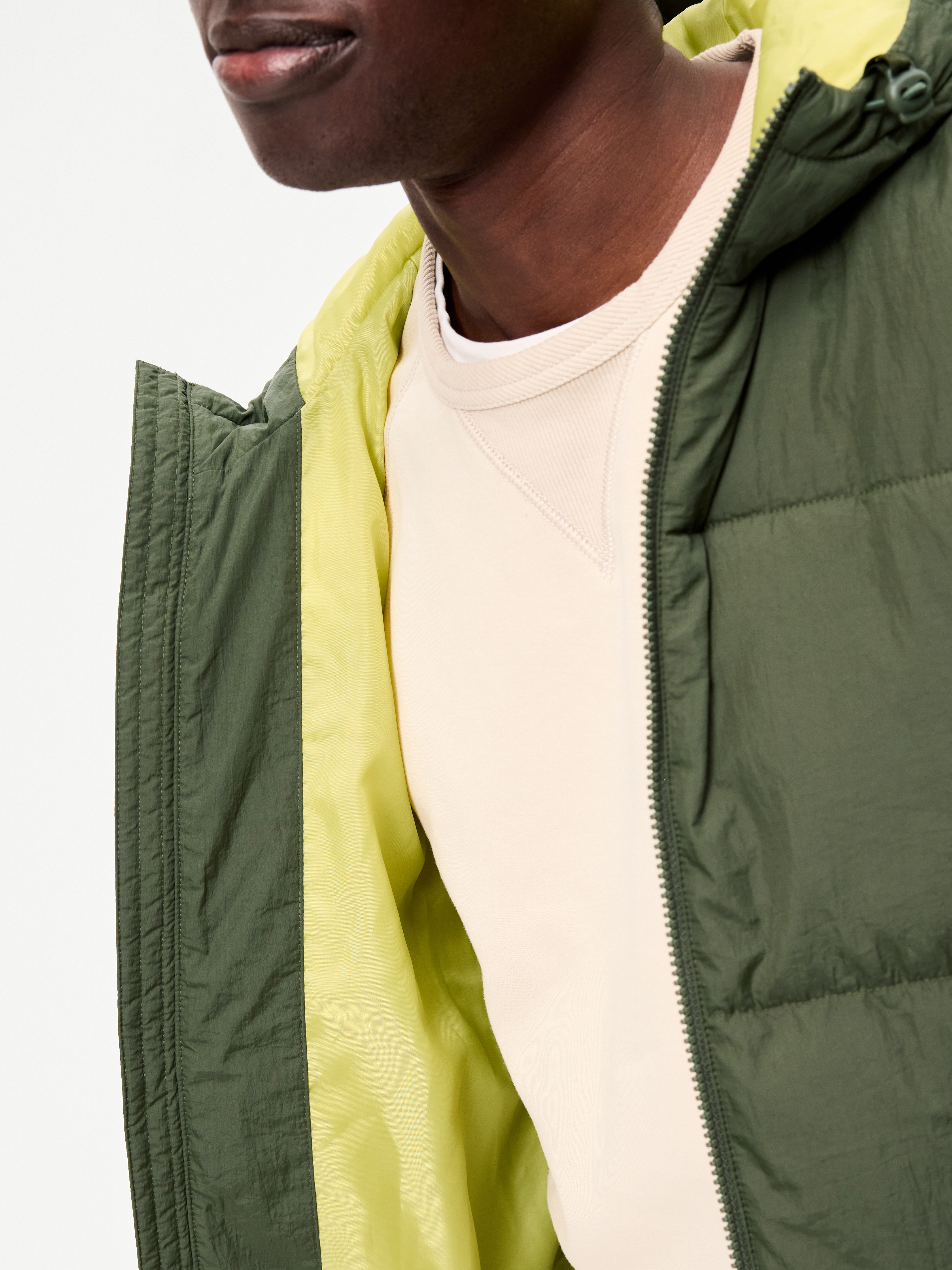 Water-Resistant Puffer Jacket - Heritage Green - 4