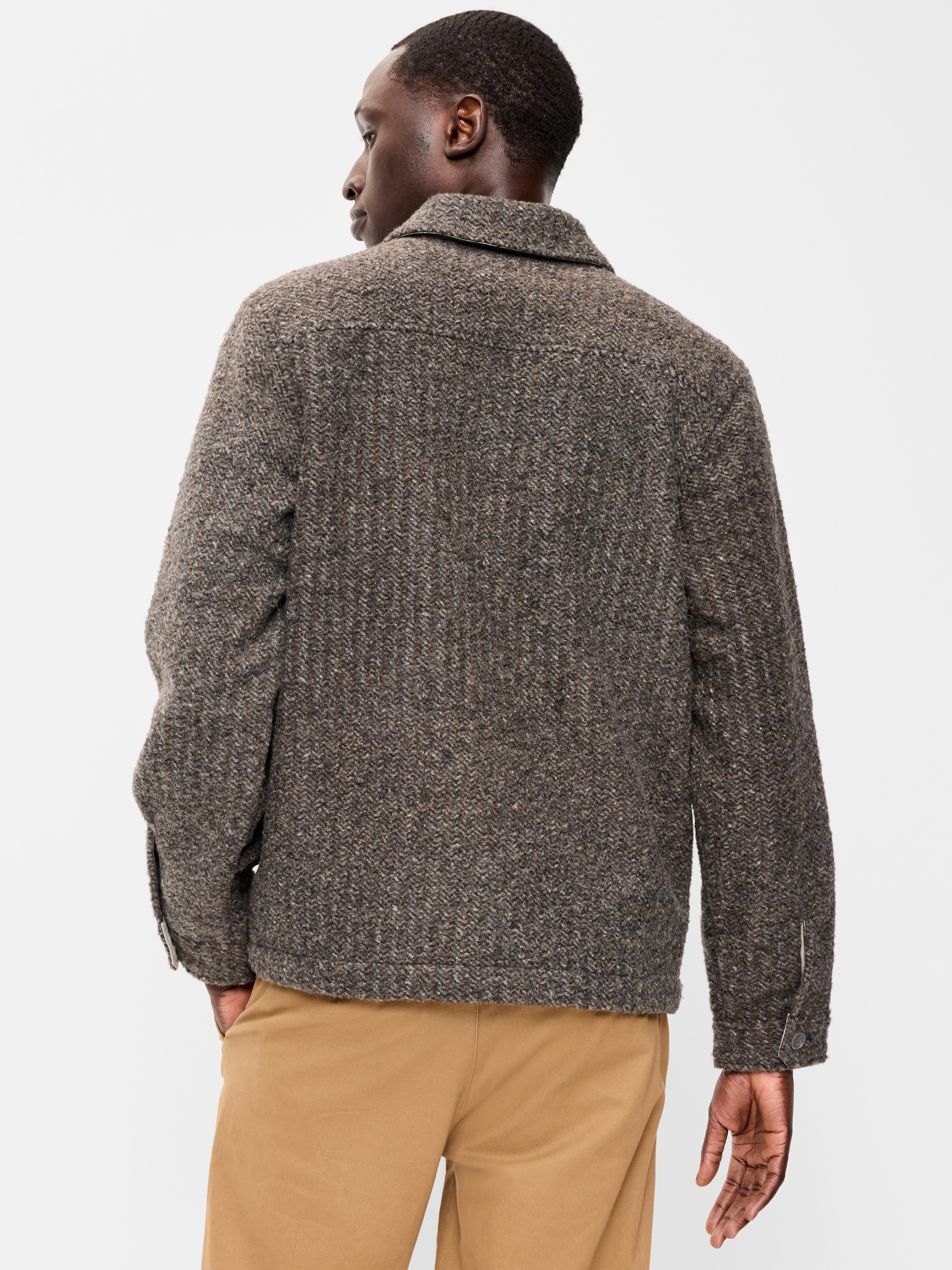 Wool-Blend Chore Jacket - Gray - 2