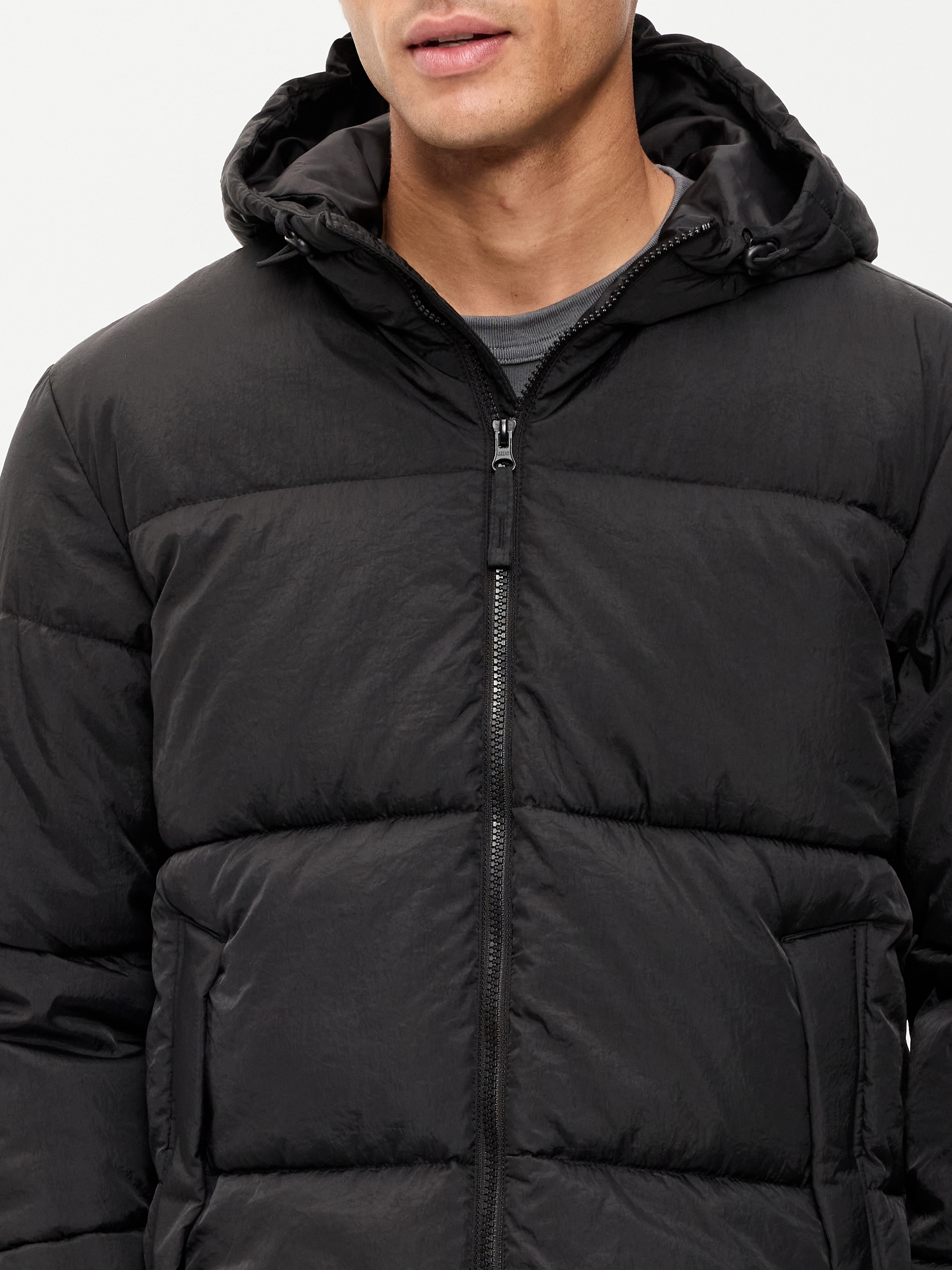 Water-Resistant Puffer Jacket - Black Jack - 4
