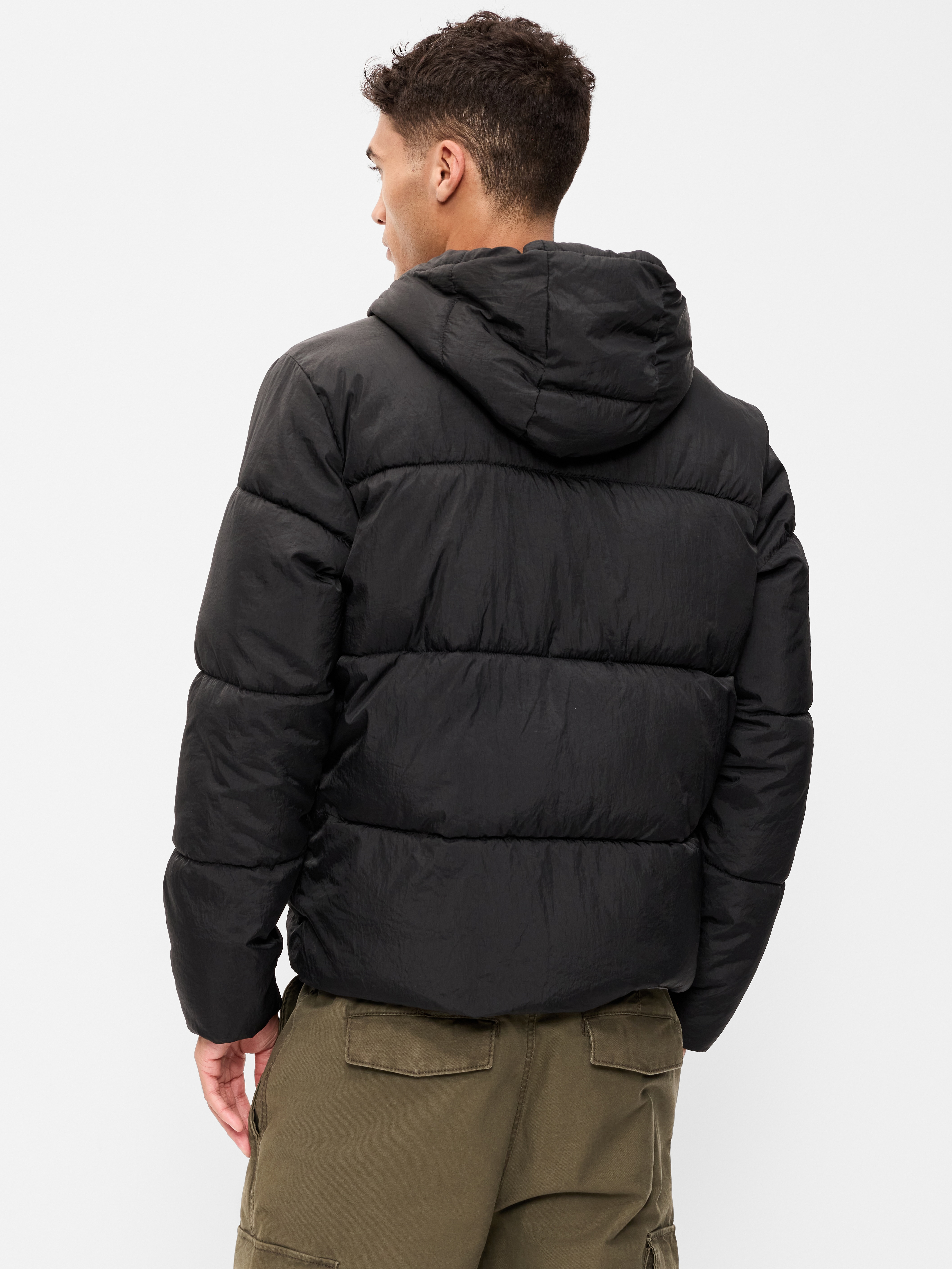 Water-Resistant Puffer Jacket - Black Jack - 2