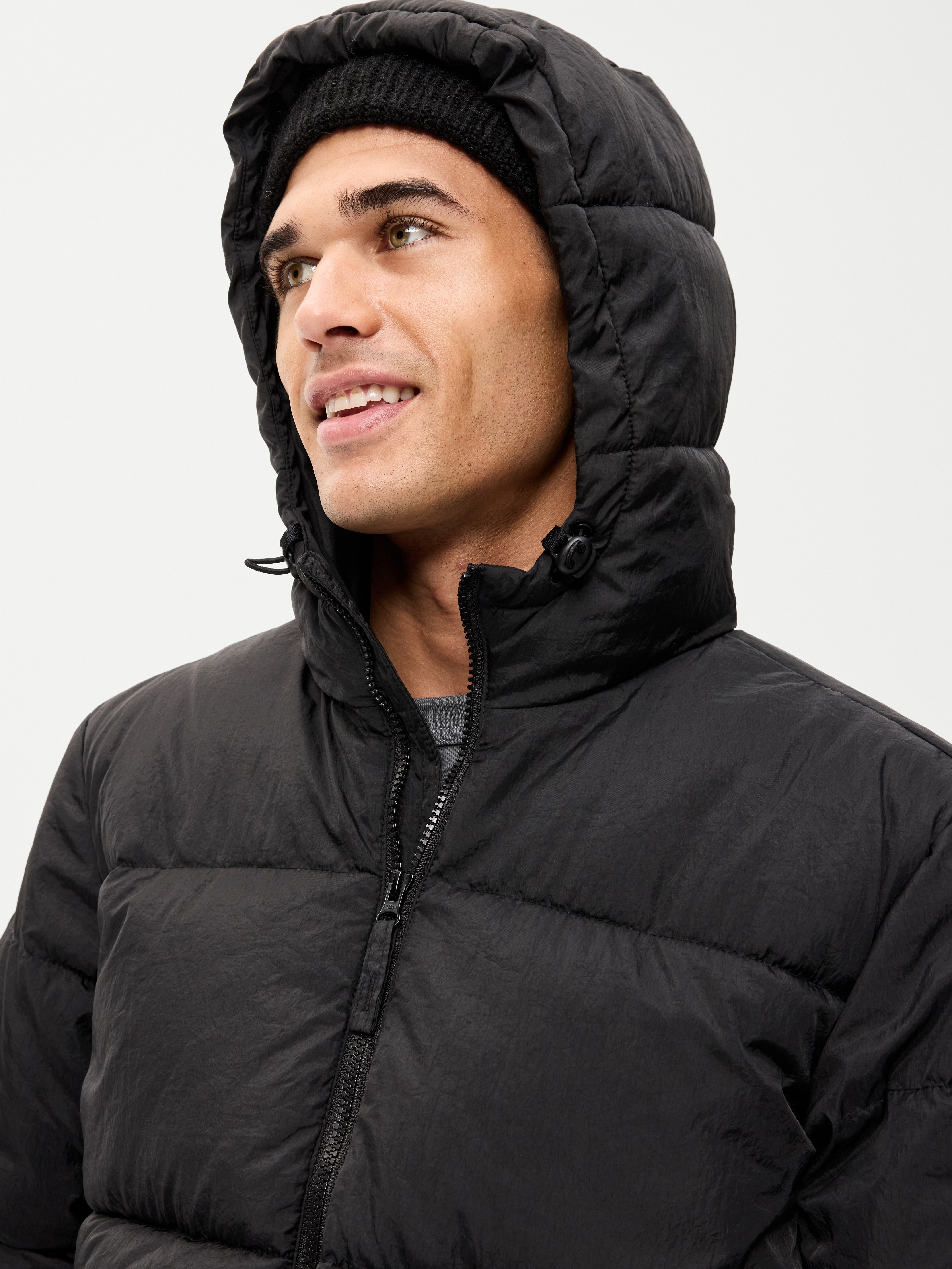 Water-Resistant Puffer Jacket - Black Jack - 6