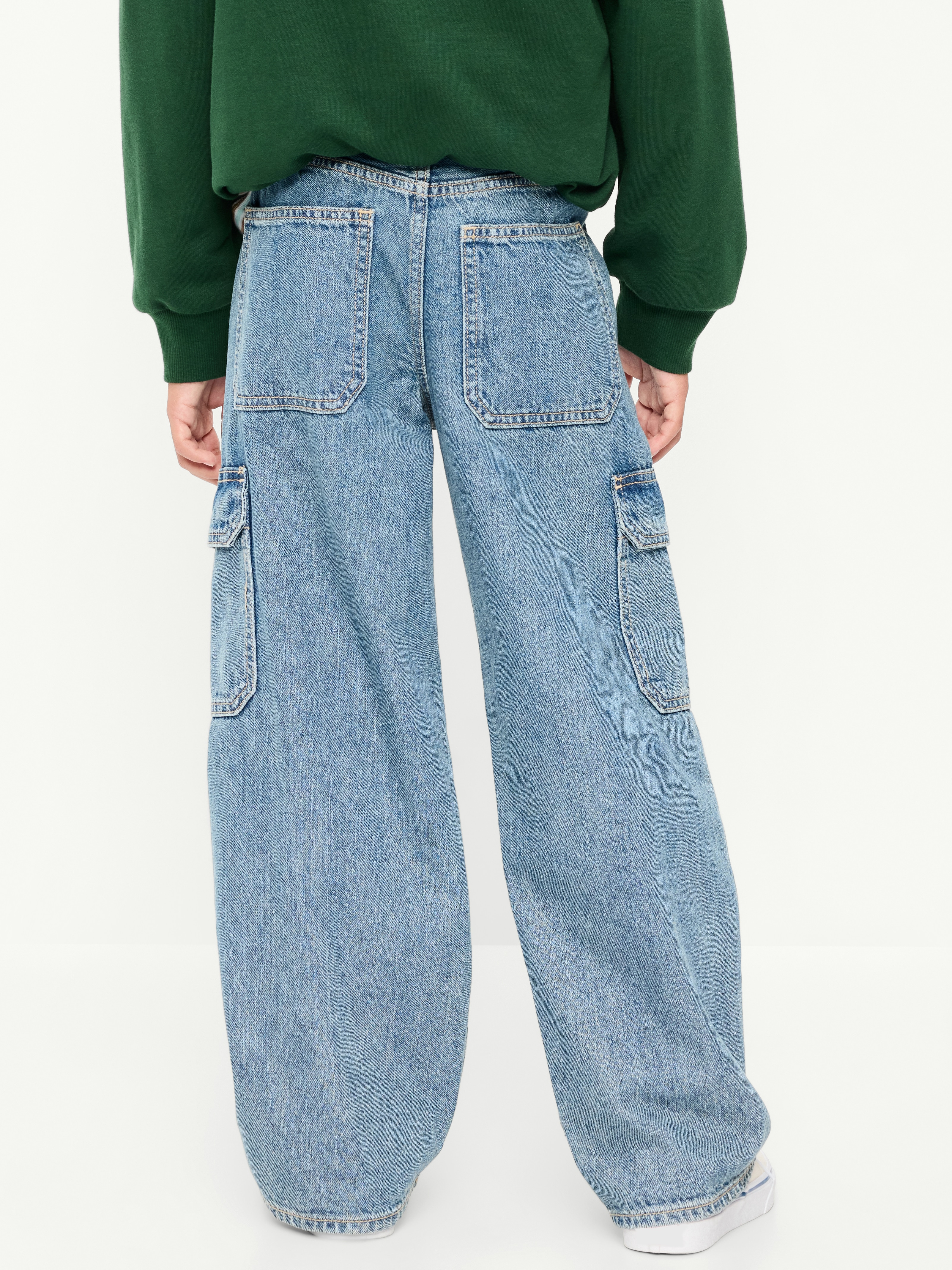 Super Baggy Jeans for Boys - Light Wash - 2
