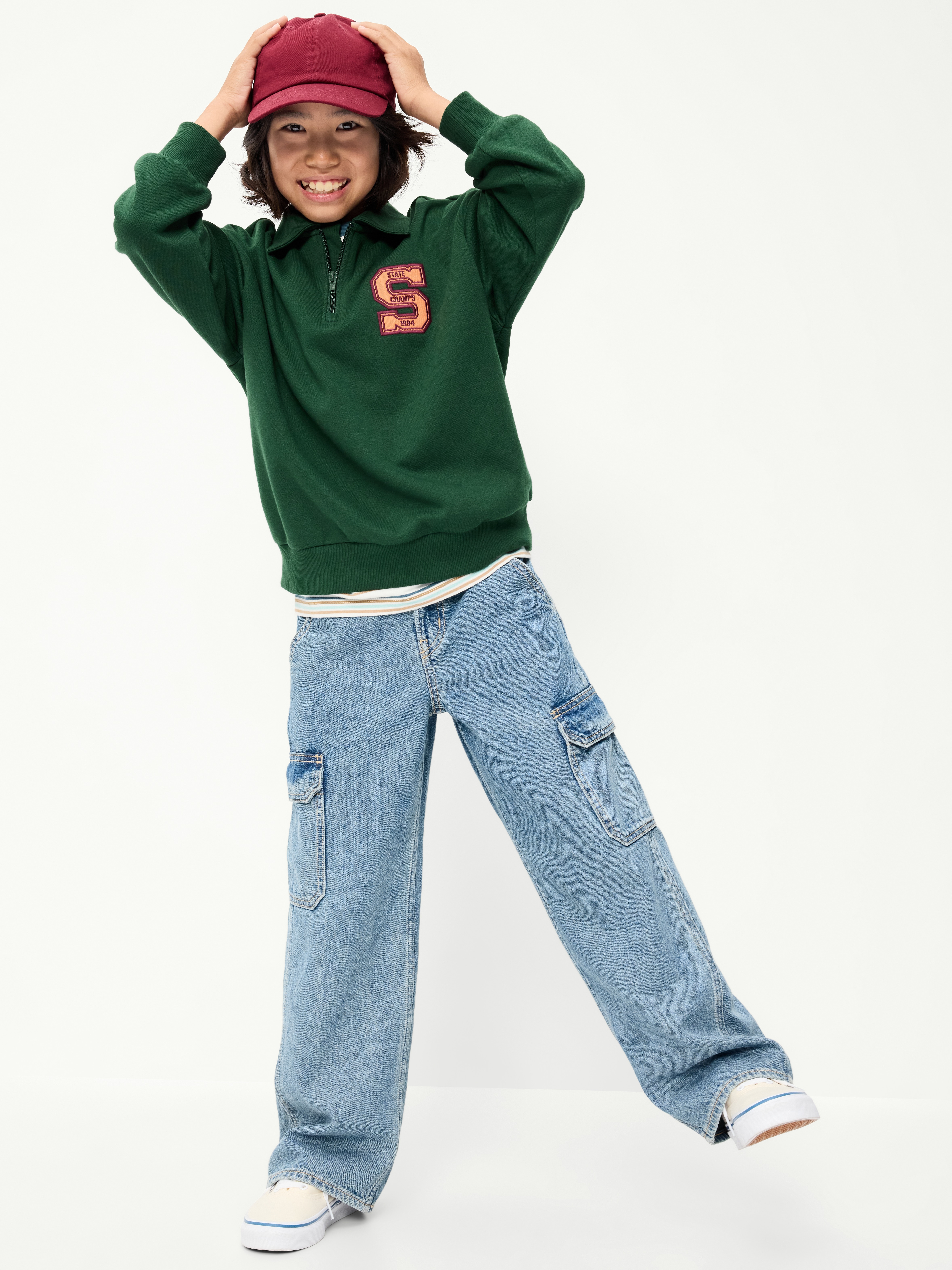 Super Baggy Jeans for Boys - Light Wash - 3