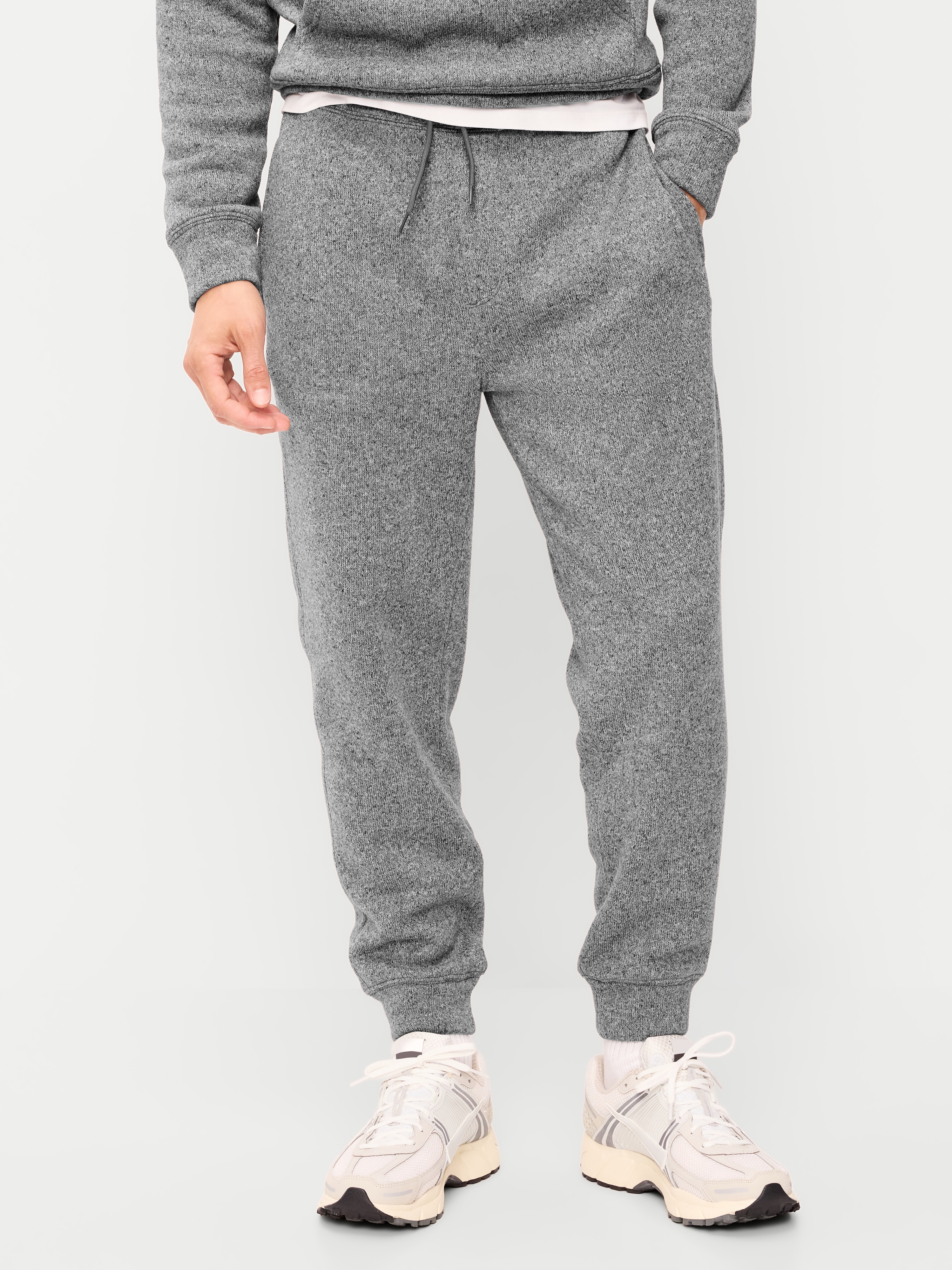 Sweater Fleece Joggers - Gray Marl - 2
