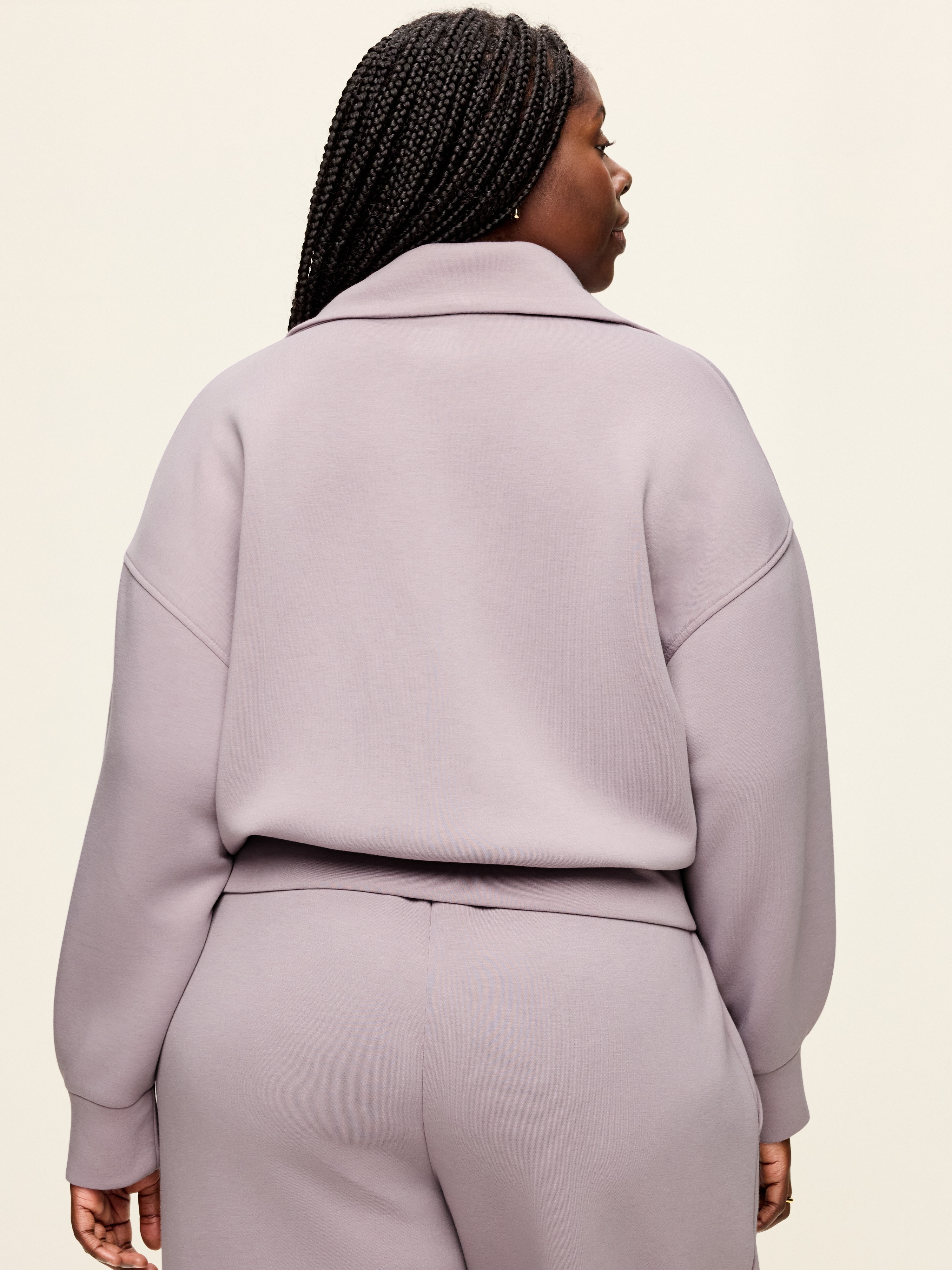 Bounce Fleece Half-Zip Pullover Sweatshirt - Mockingbird - 7