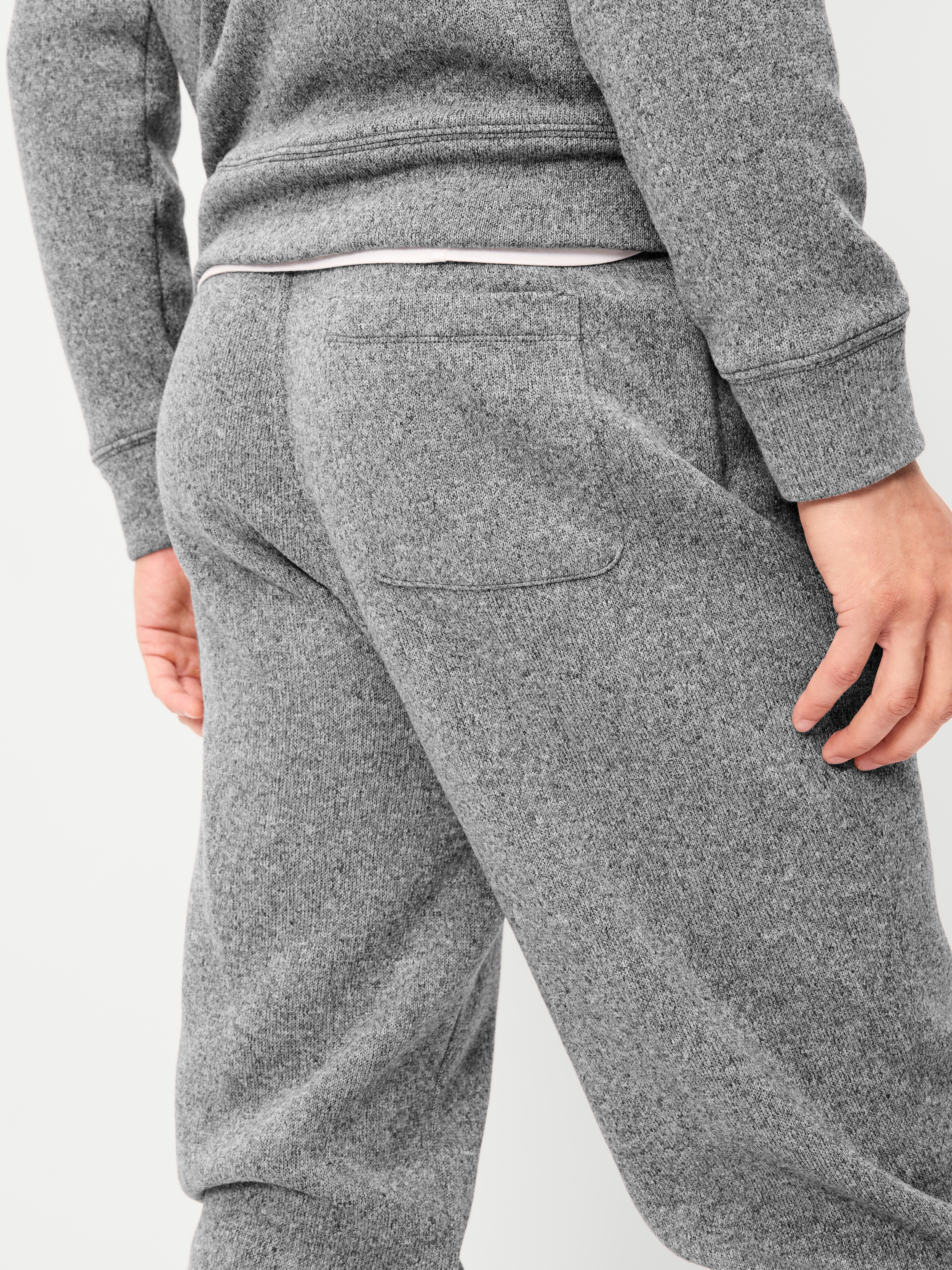 Sweater Fleece Joggers - Gray Marl - 5