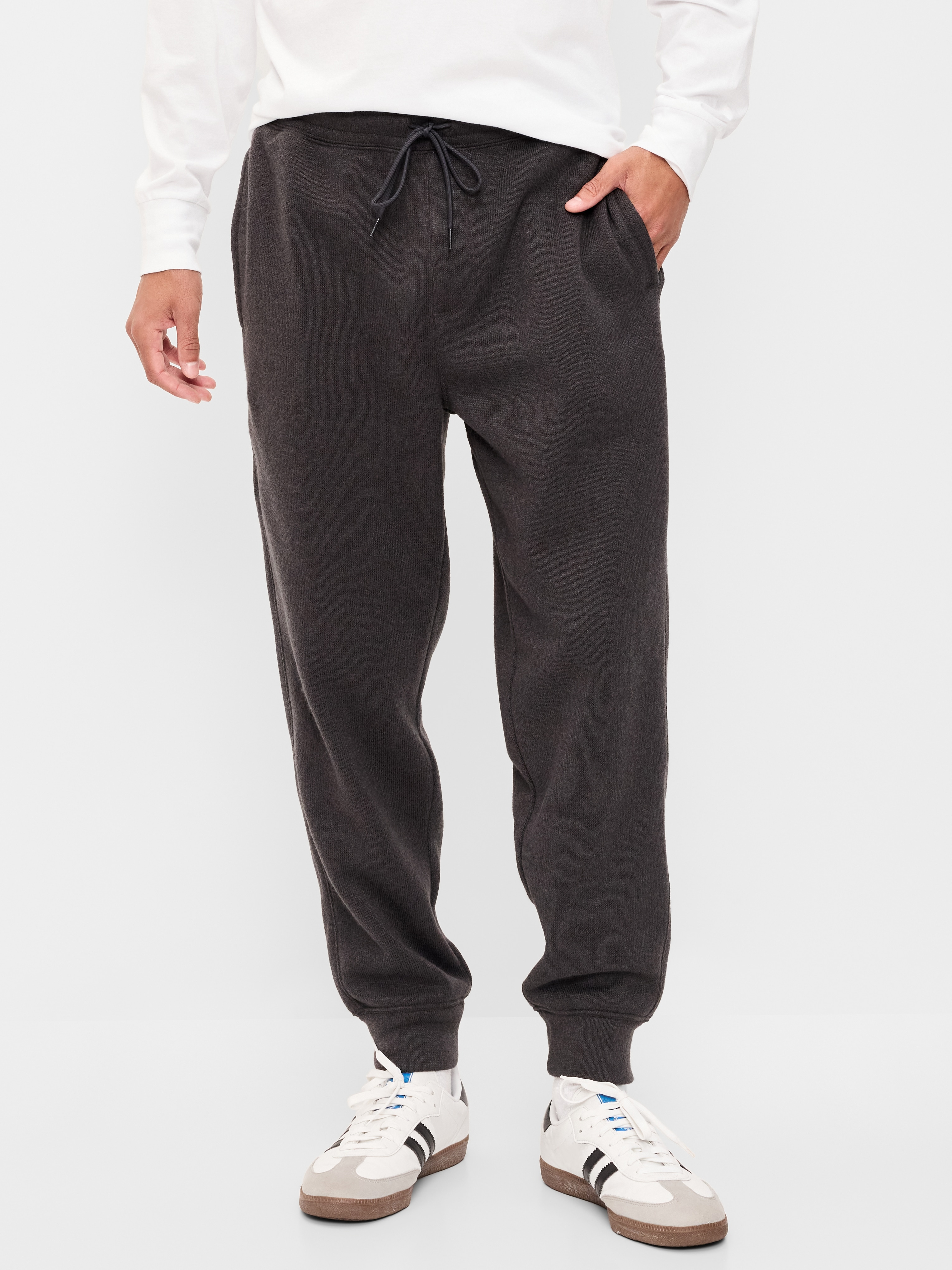 Sweater Fleece Joggers - Black Jack - 2