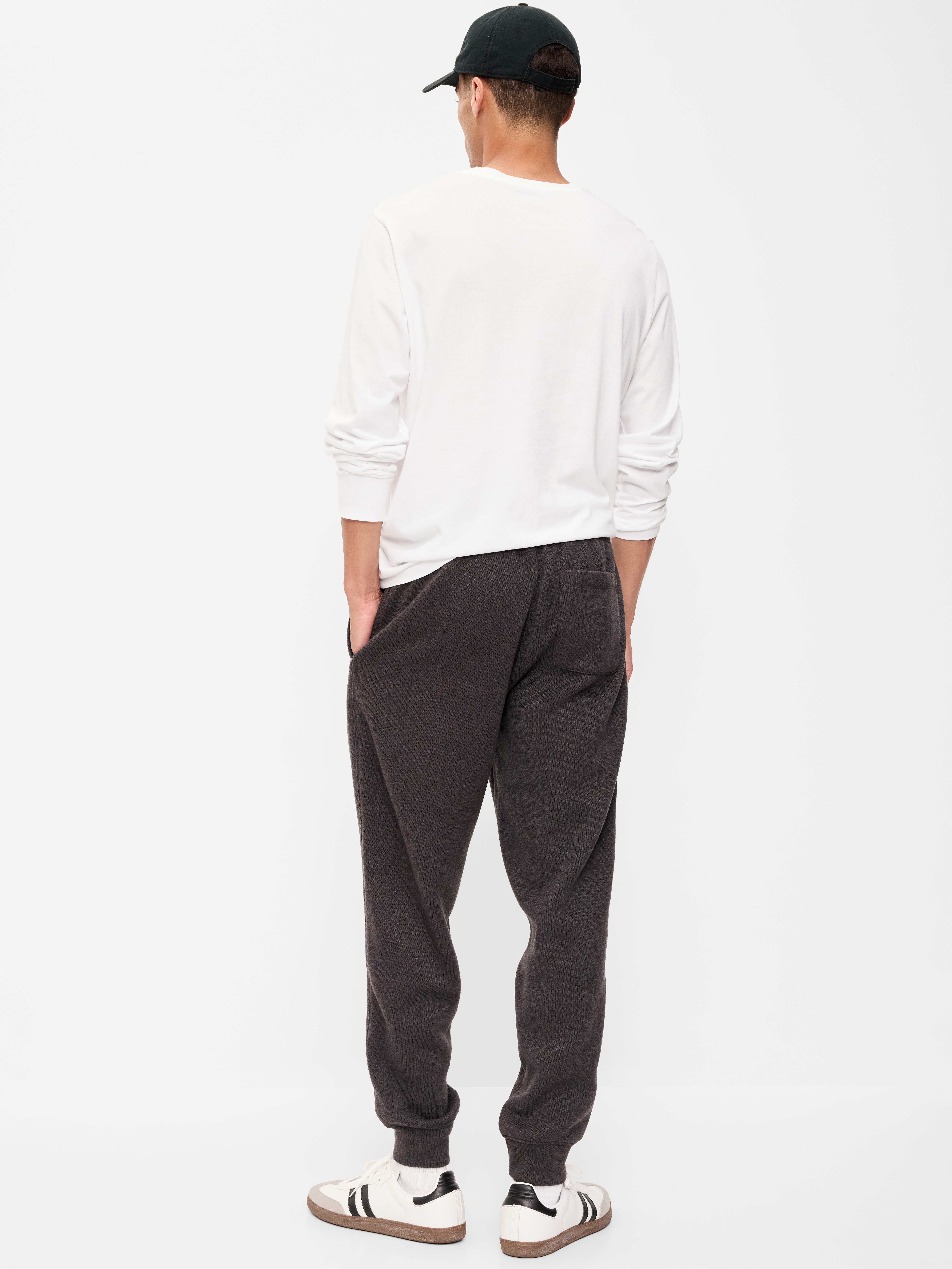Sweater Fleece Joggers - Black Jack - 3