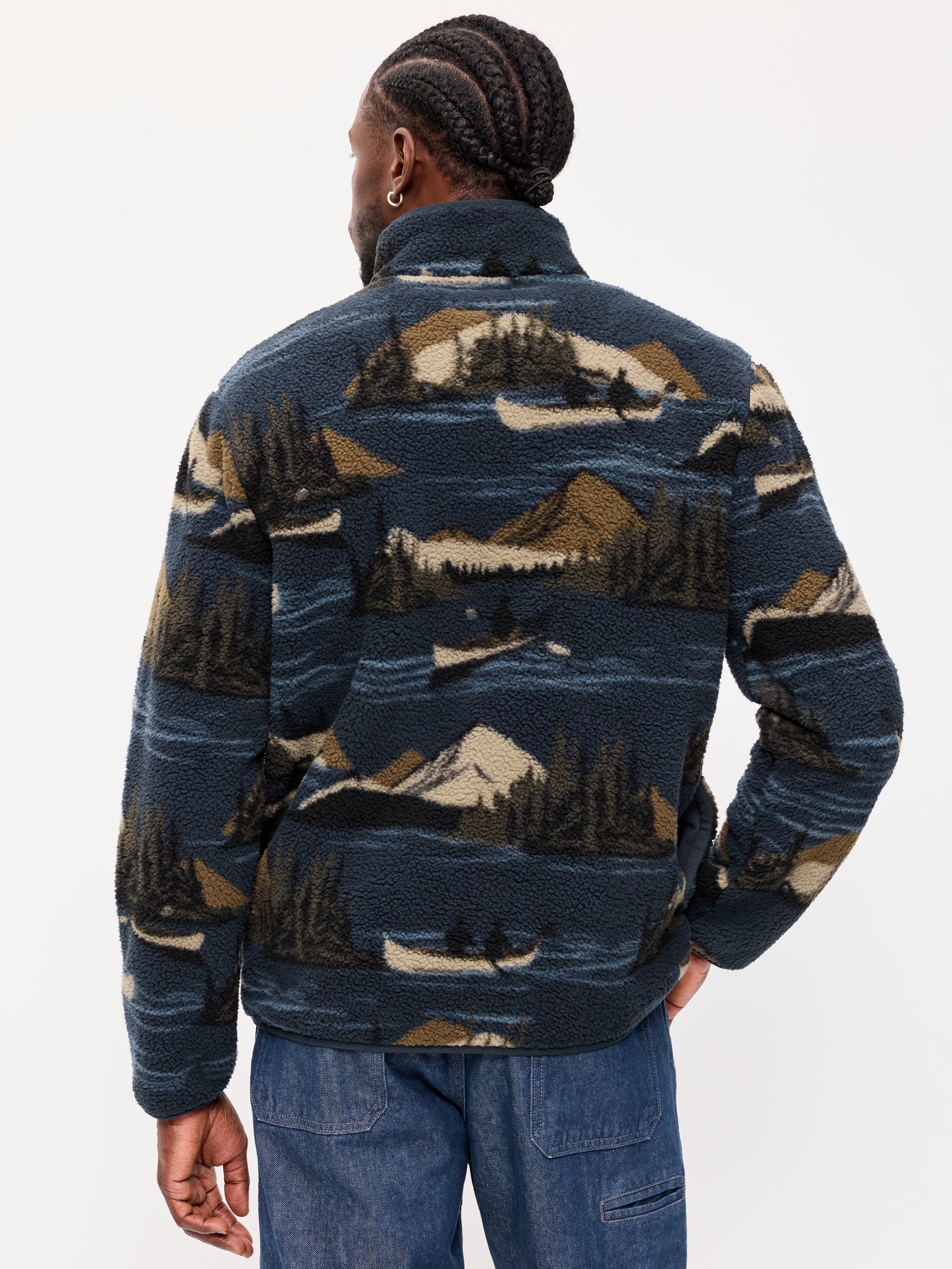 Sherpa Quarter Zip - Paddle Boat Blue - 2