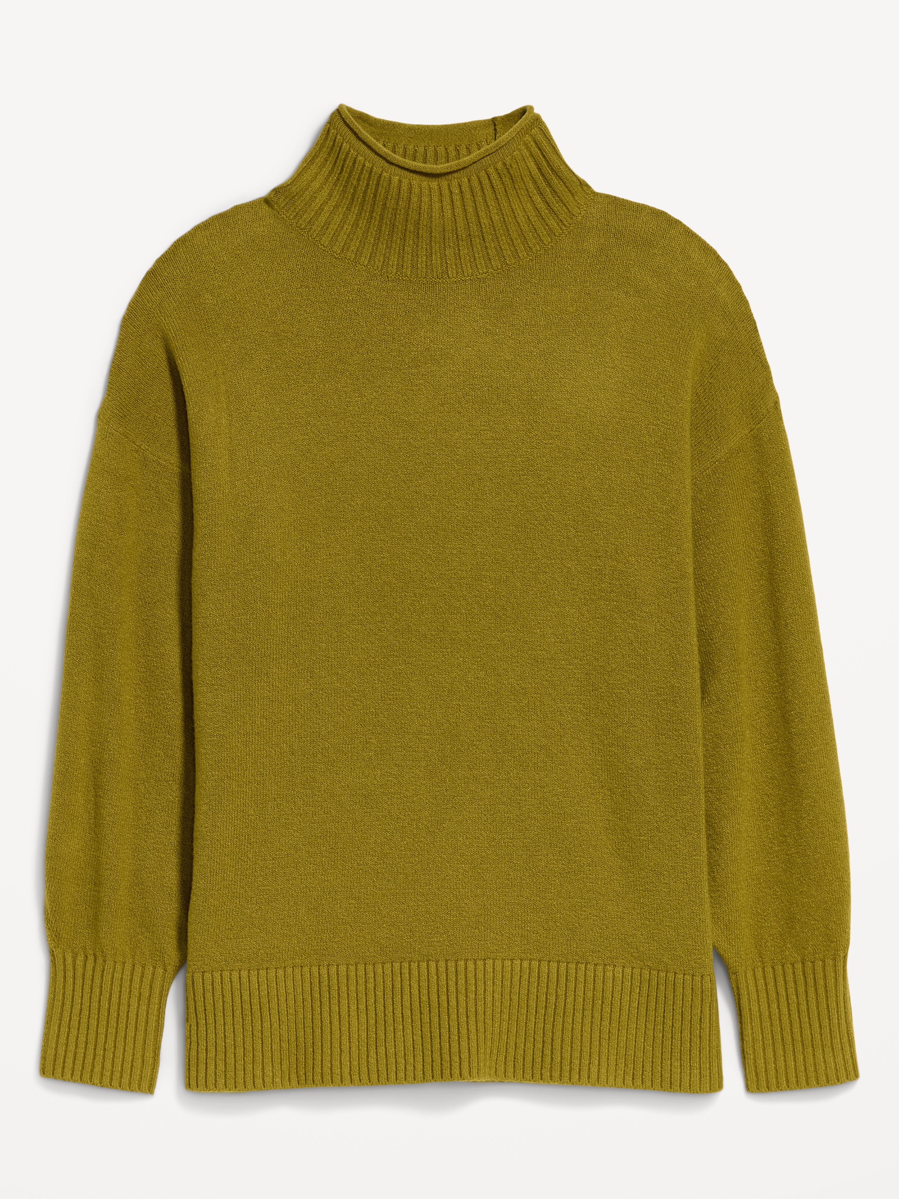 SoSoft Turtleneck Tunic Sweater - Mysterious Fern - 1