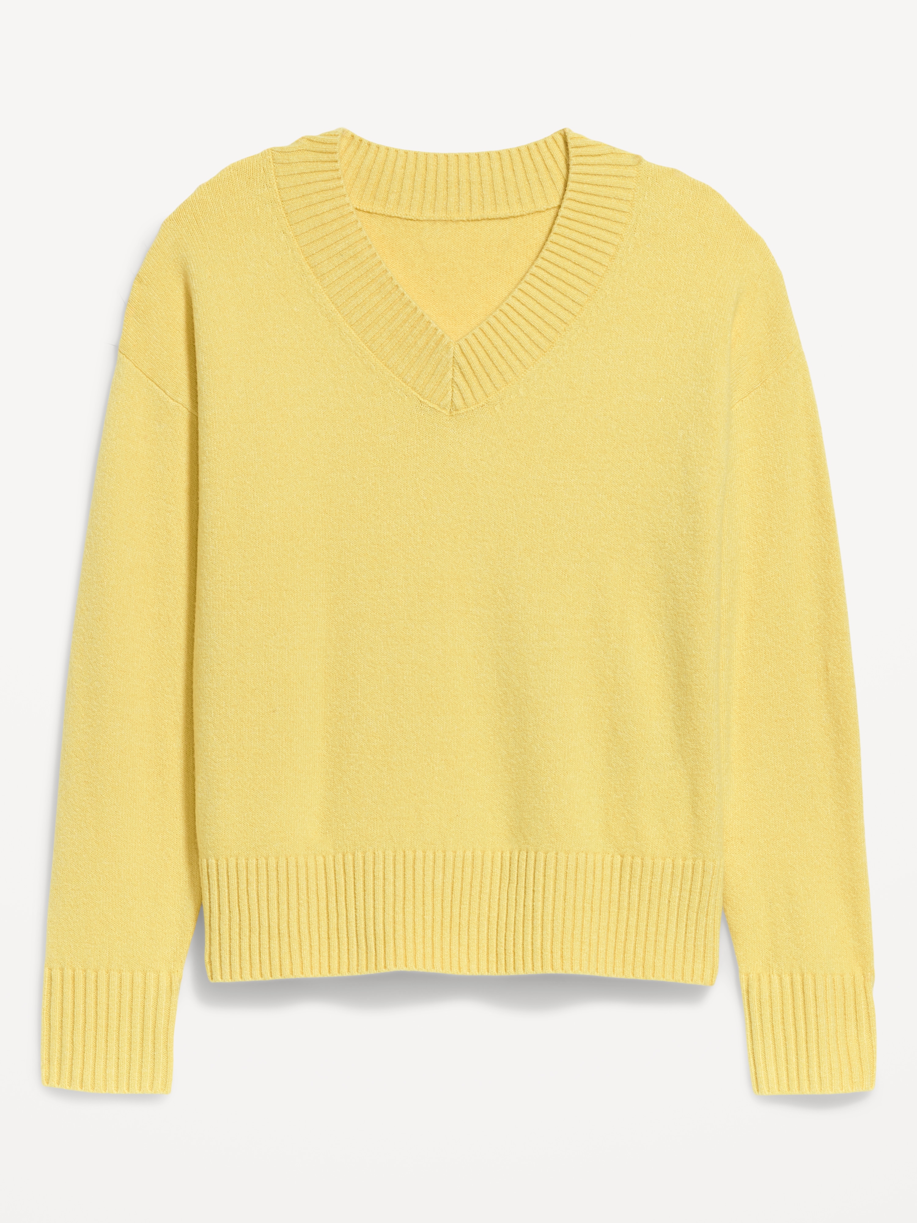 SoSoft V-Neck Sweater - LIMONCELLO - 1