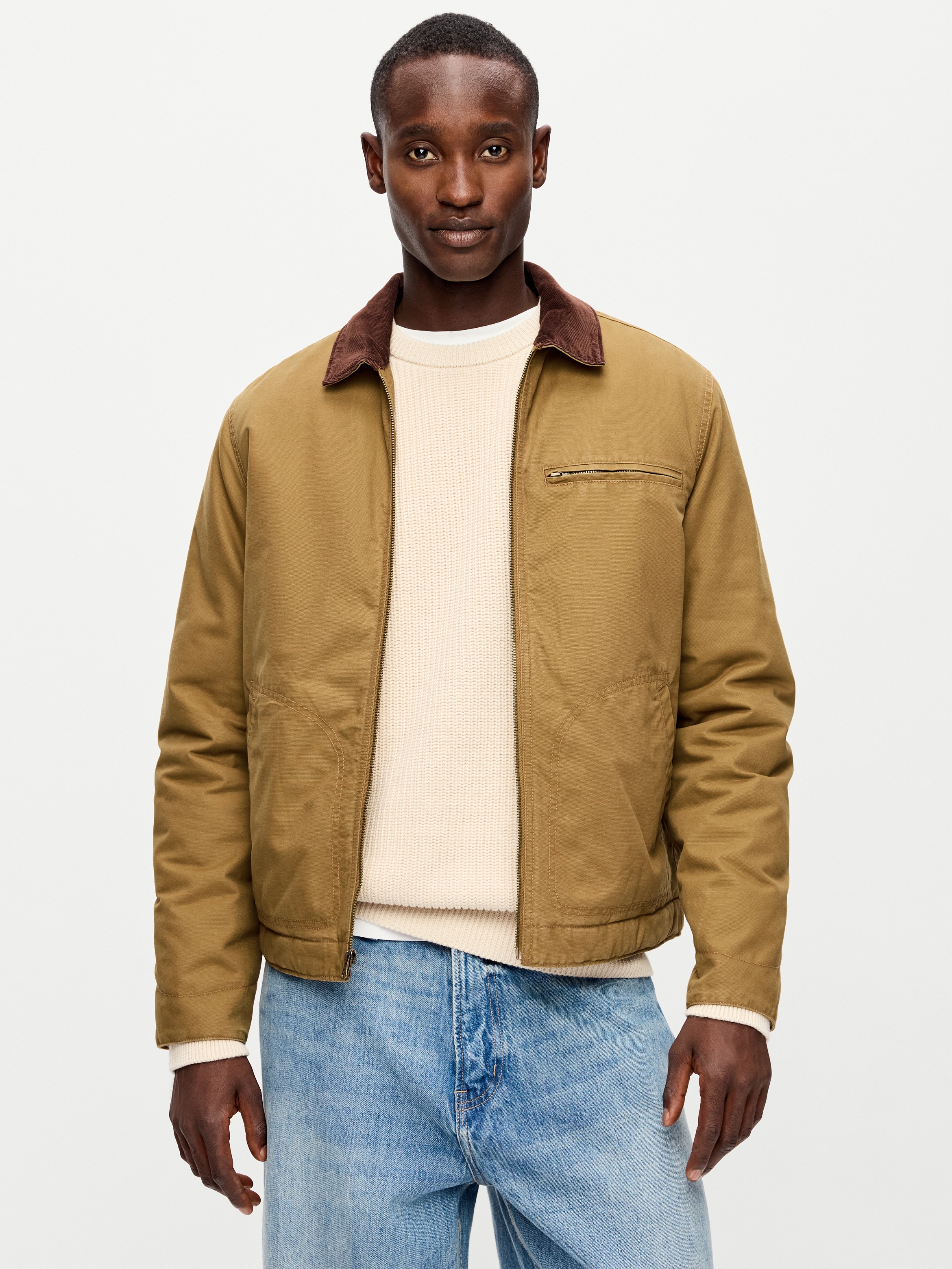 Insulated Canvas Barn Jacket - Wetland Reed - 1
