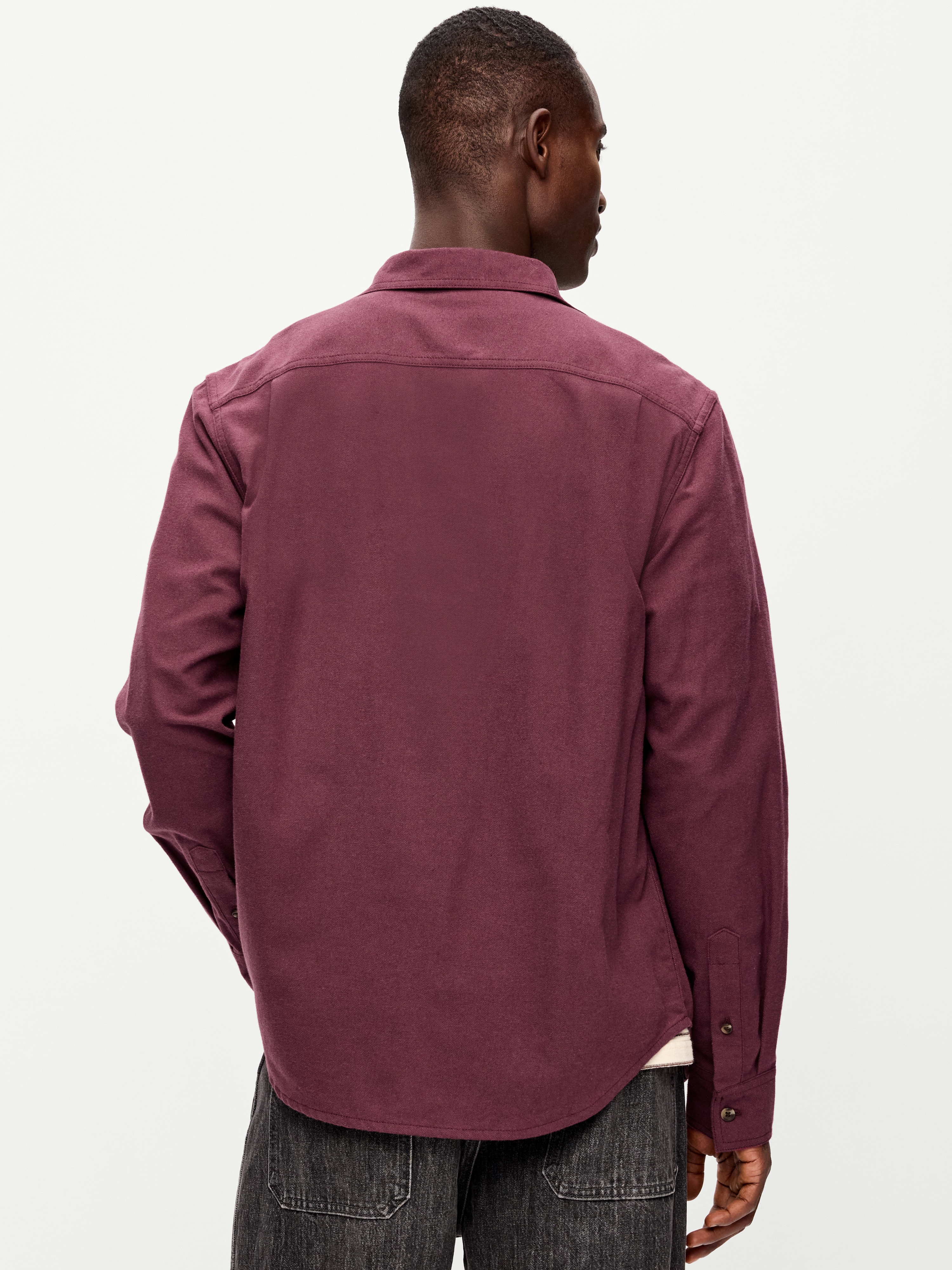 Relaxed Long-Sleeve Flannel Pocket Shirt - Ravenswood - 2