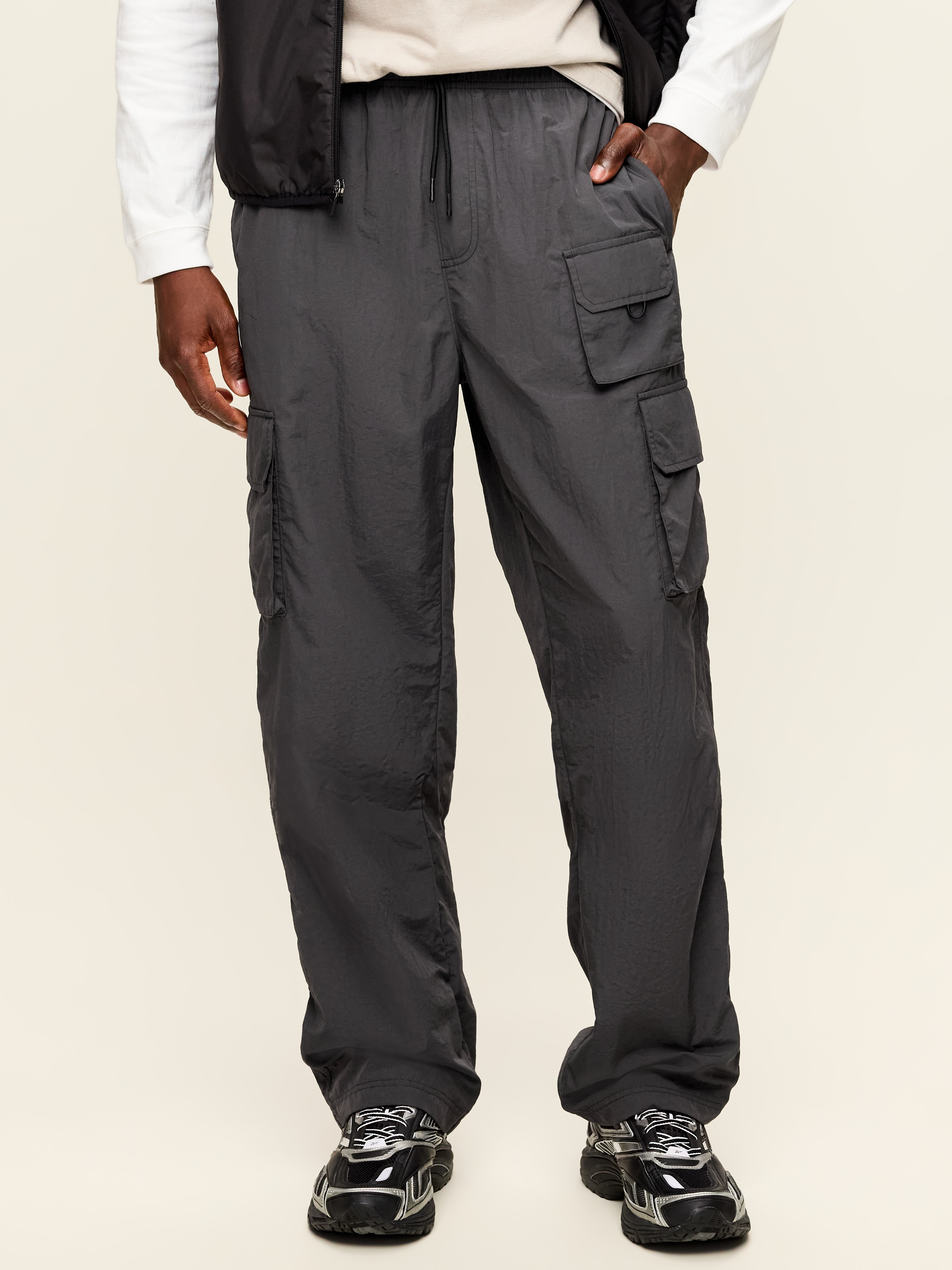 Baggy Utility Cargo Pants - Panther - 1