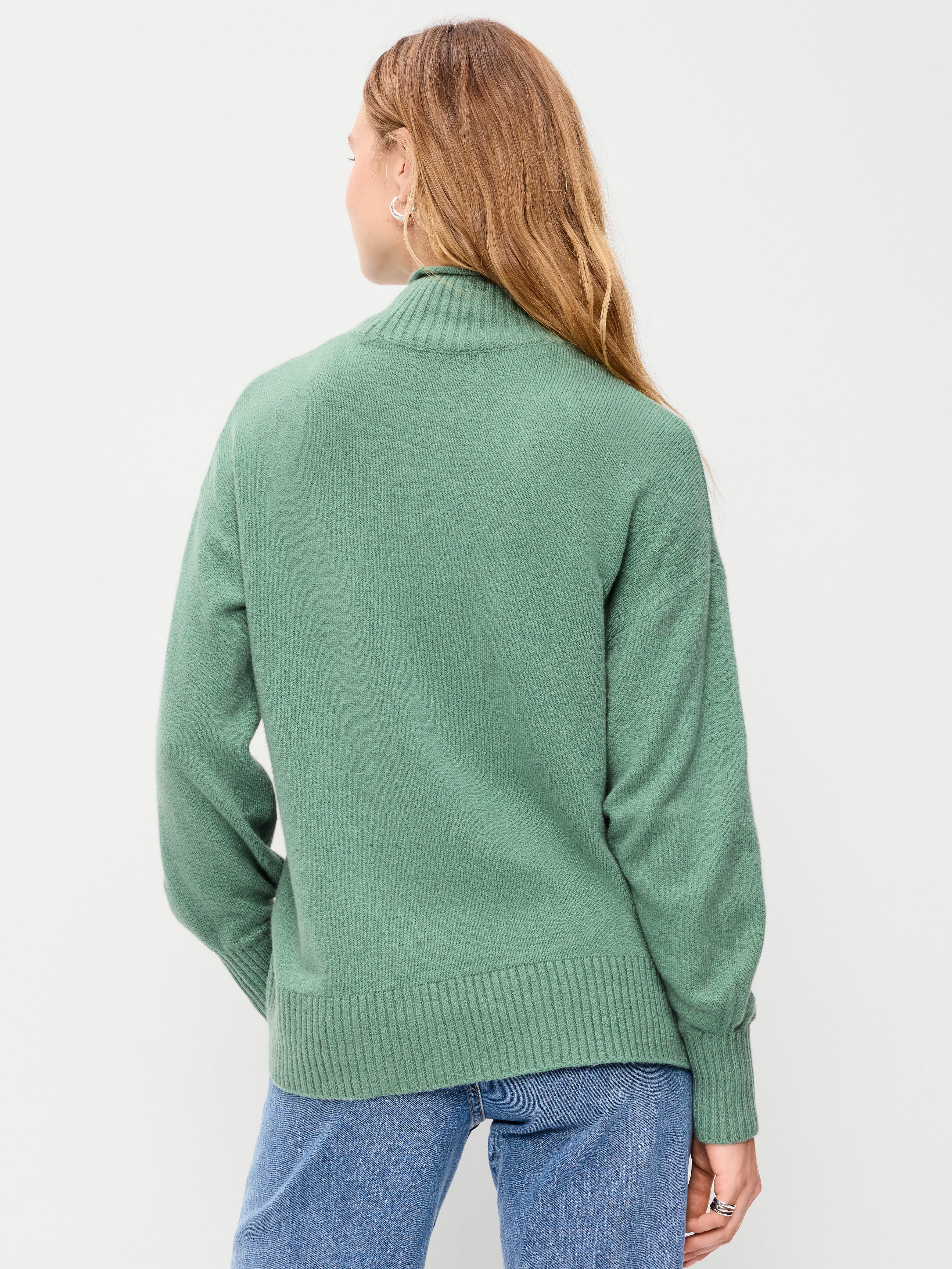 SoSoft Turtleneck Tunic Sweater - Dried Herb - 2