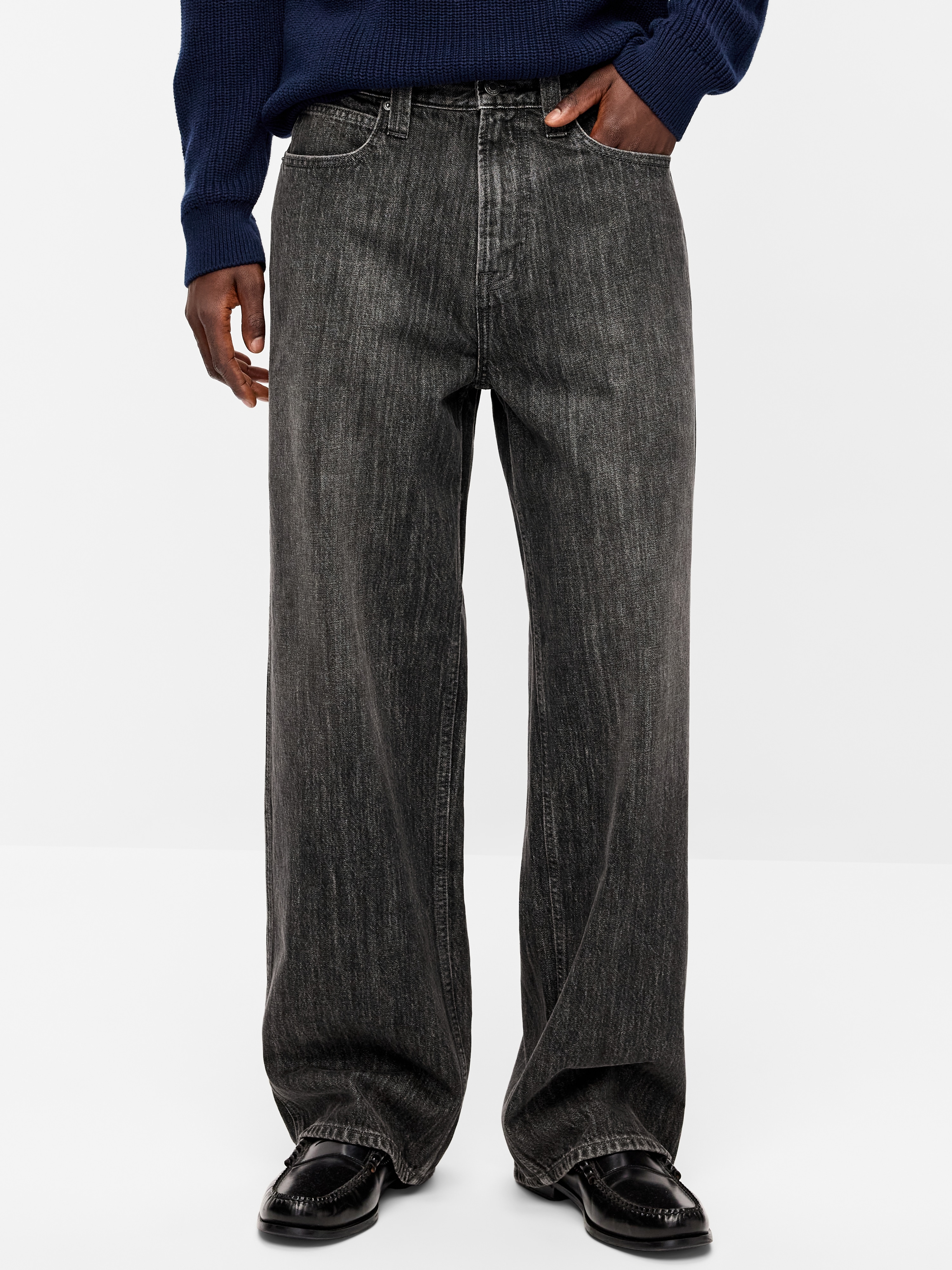 2000s Super Baggy Jeans - Black Wash - 2