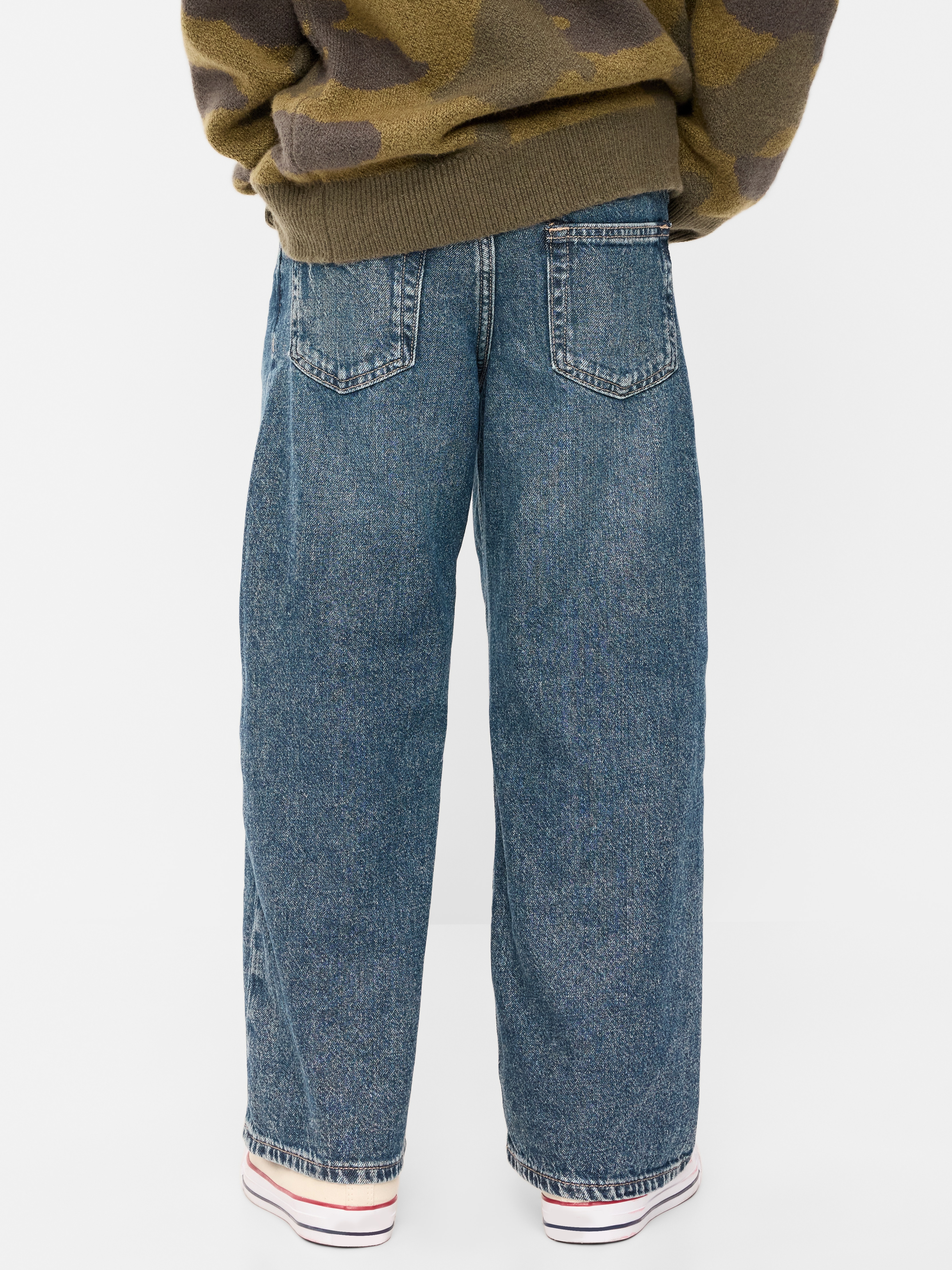 Ultra Baggy Jeans for Boys - Medium Wash - 2