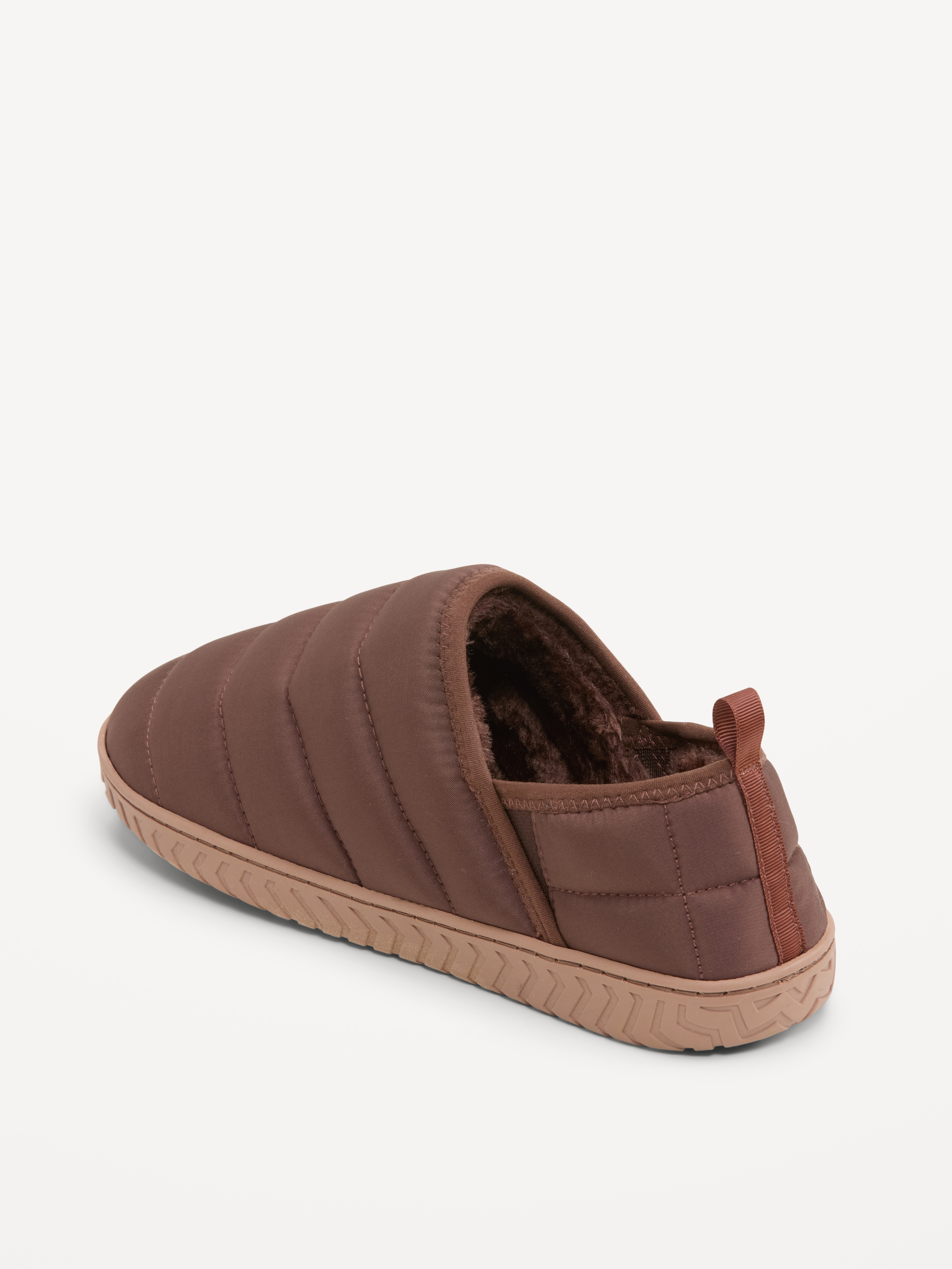 Puffer Slippers for Men - Dark Walnut - 4