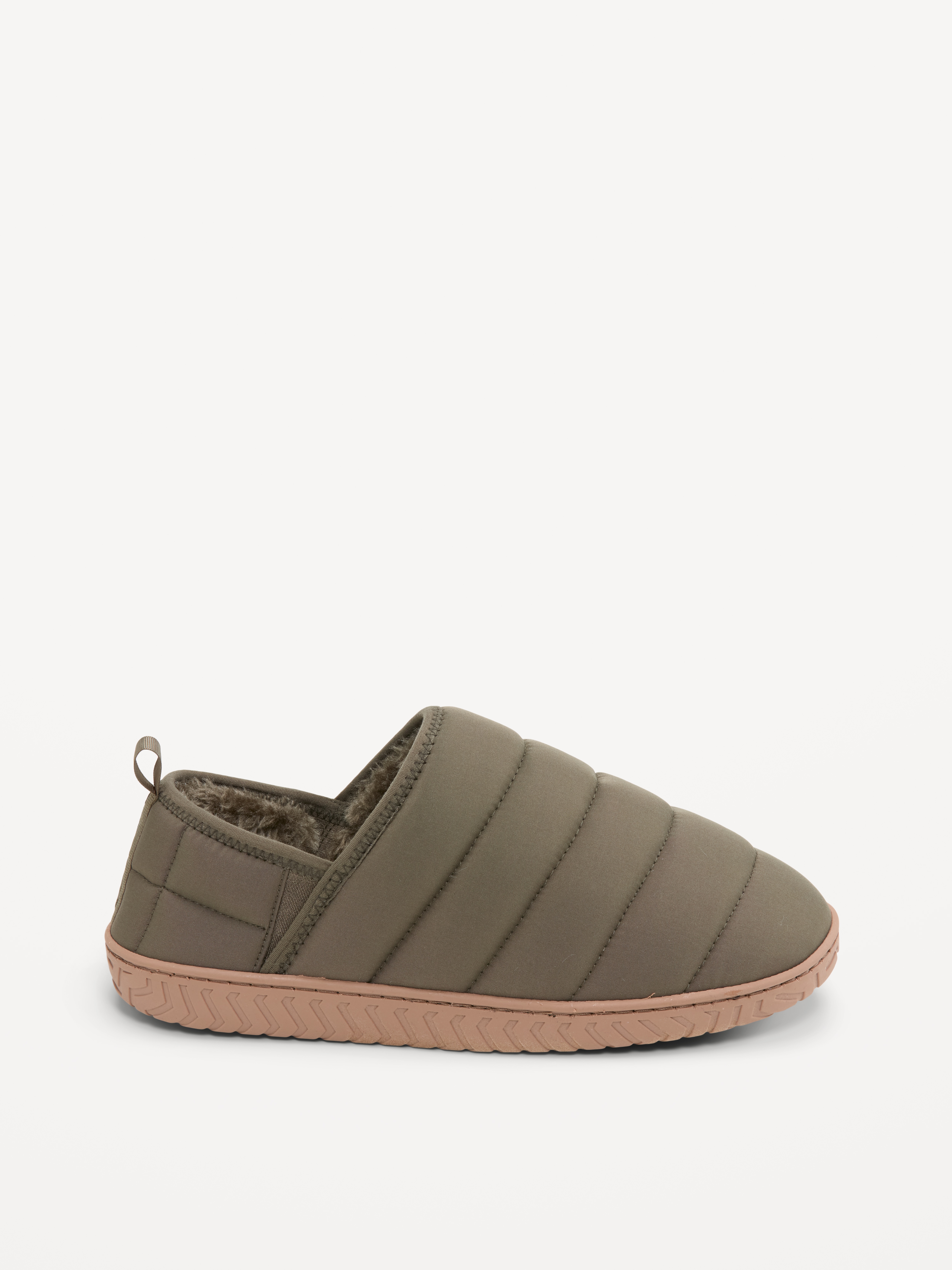 Puffer Slippers for Men - Olive - 3