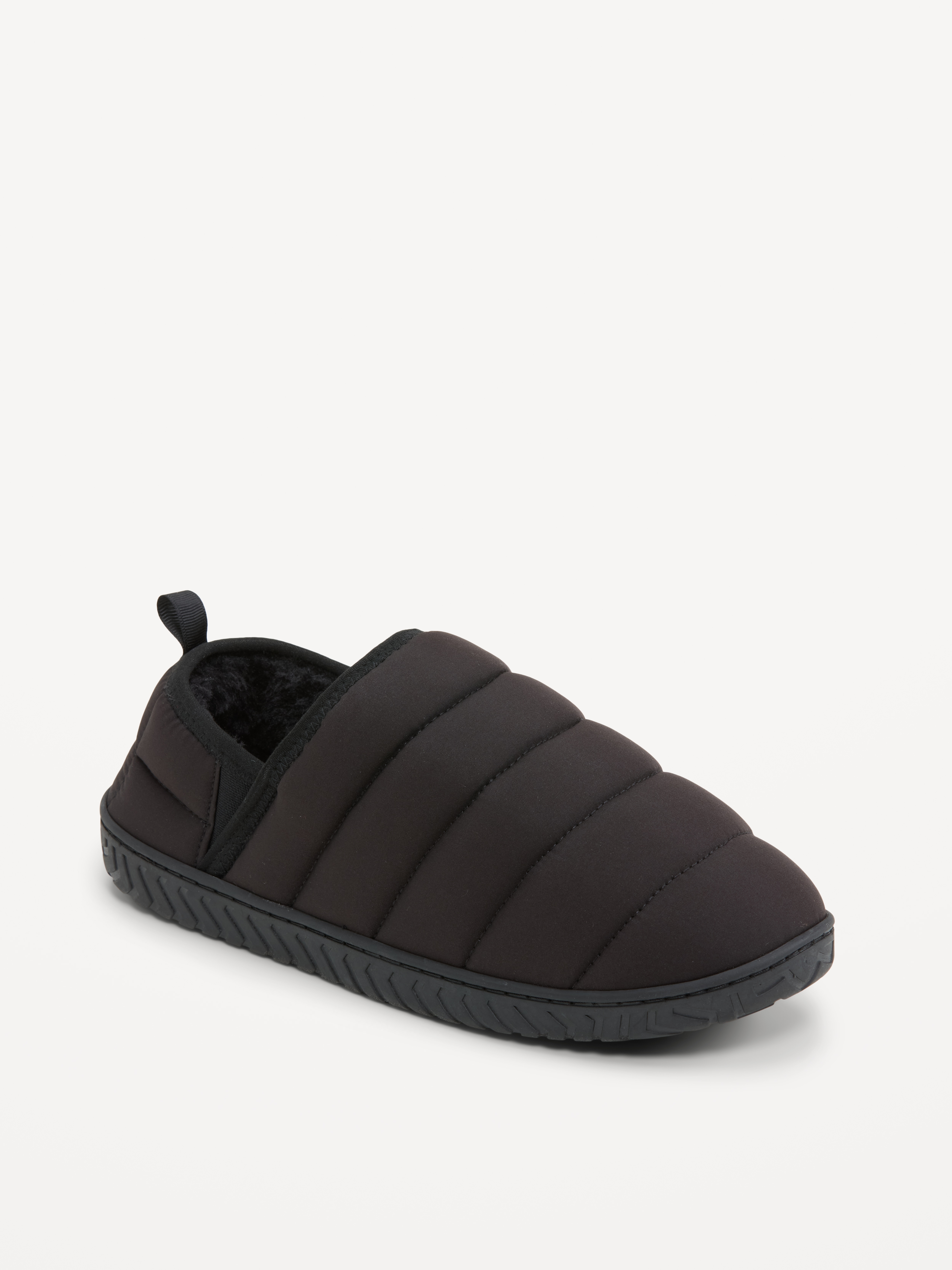Puffer Slippers for Men - Black Jack - 1