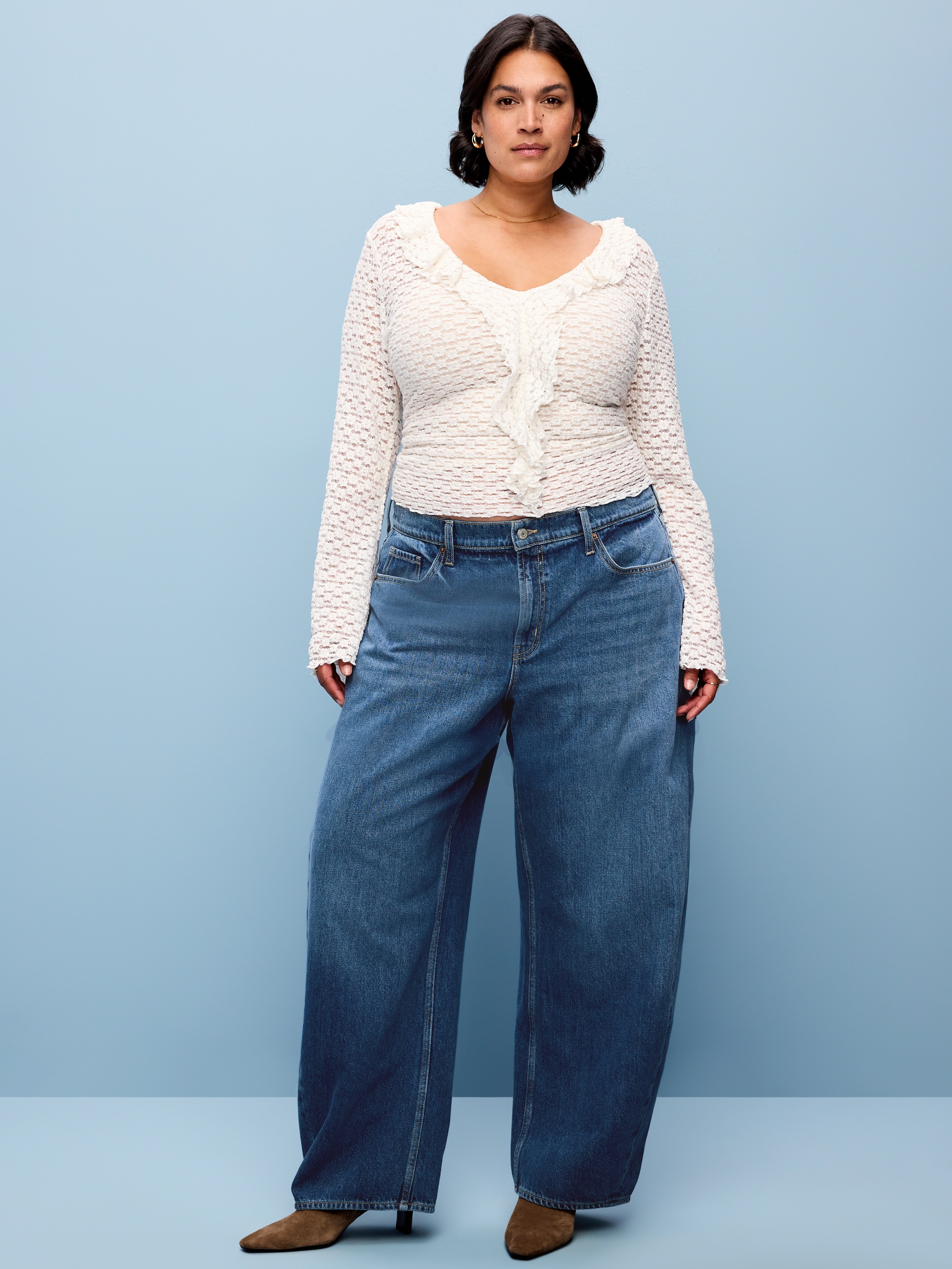 Mid-Rise Arc Barrel Jeans - Bella - 7