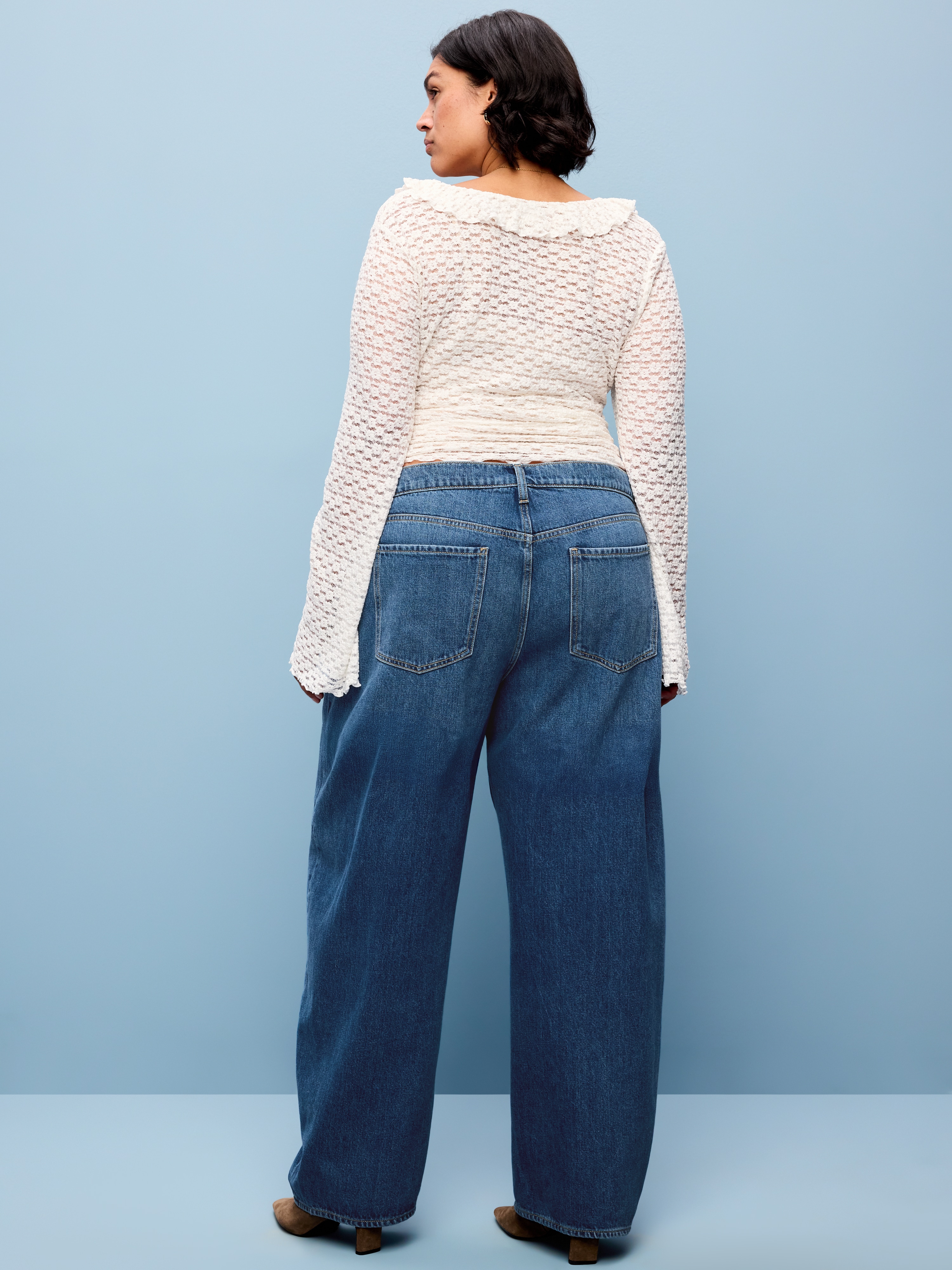 Mid-Rise Arc Barrel Jeans - Bella - 9