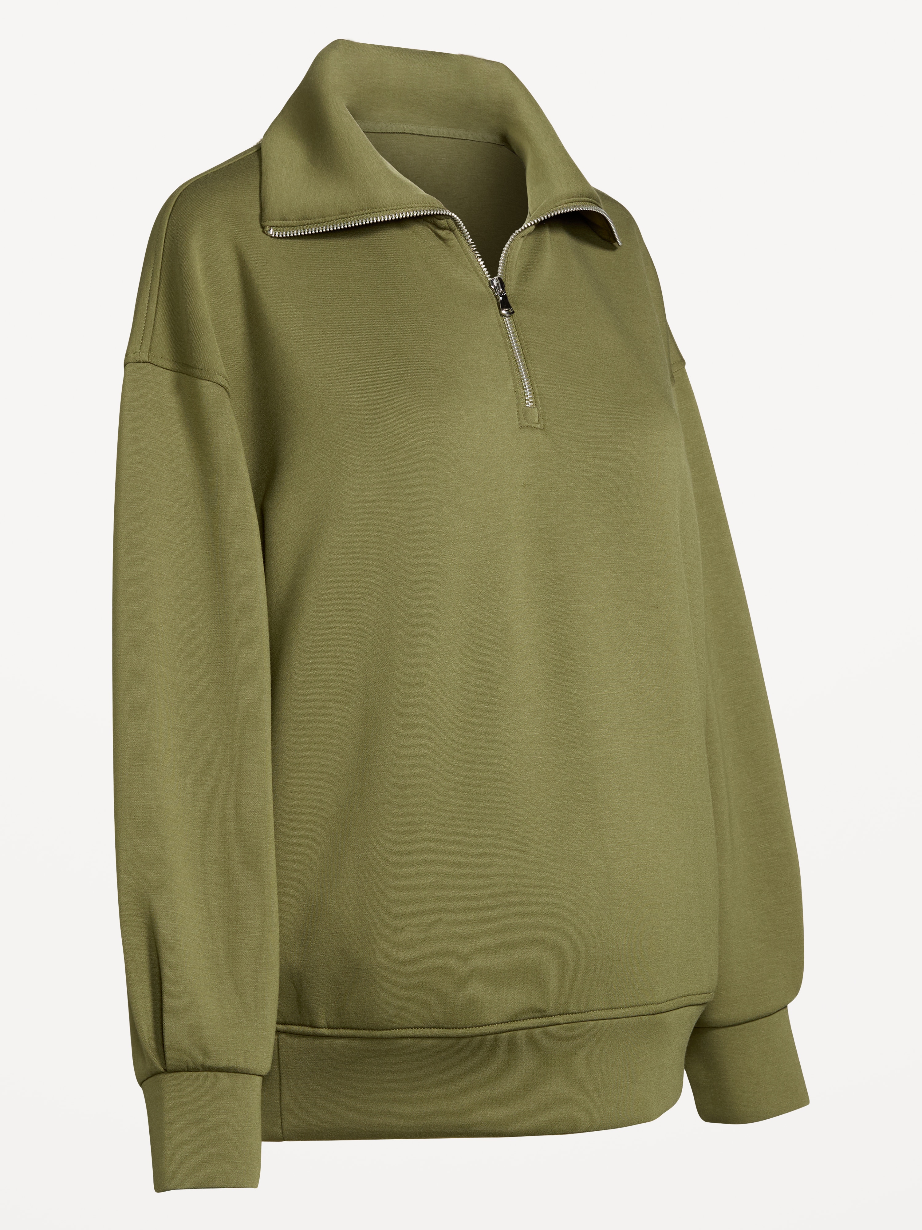 Maternity Bounce Fleece Half-Zip Pullover - Hearthwood - 1
