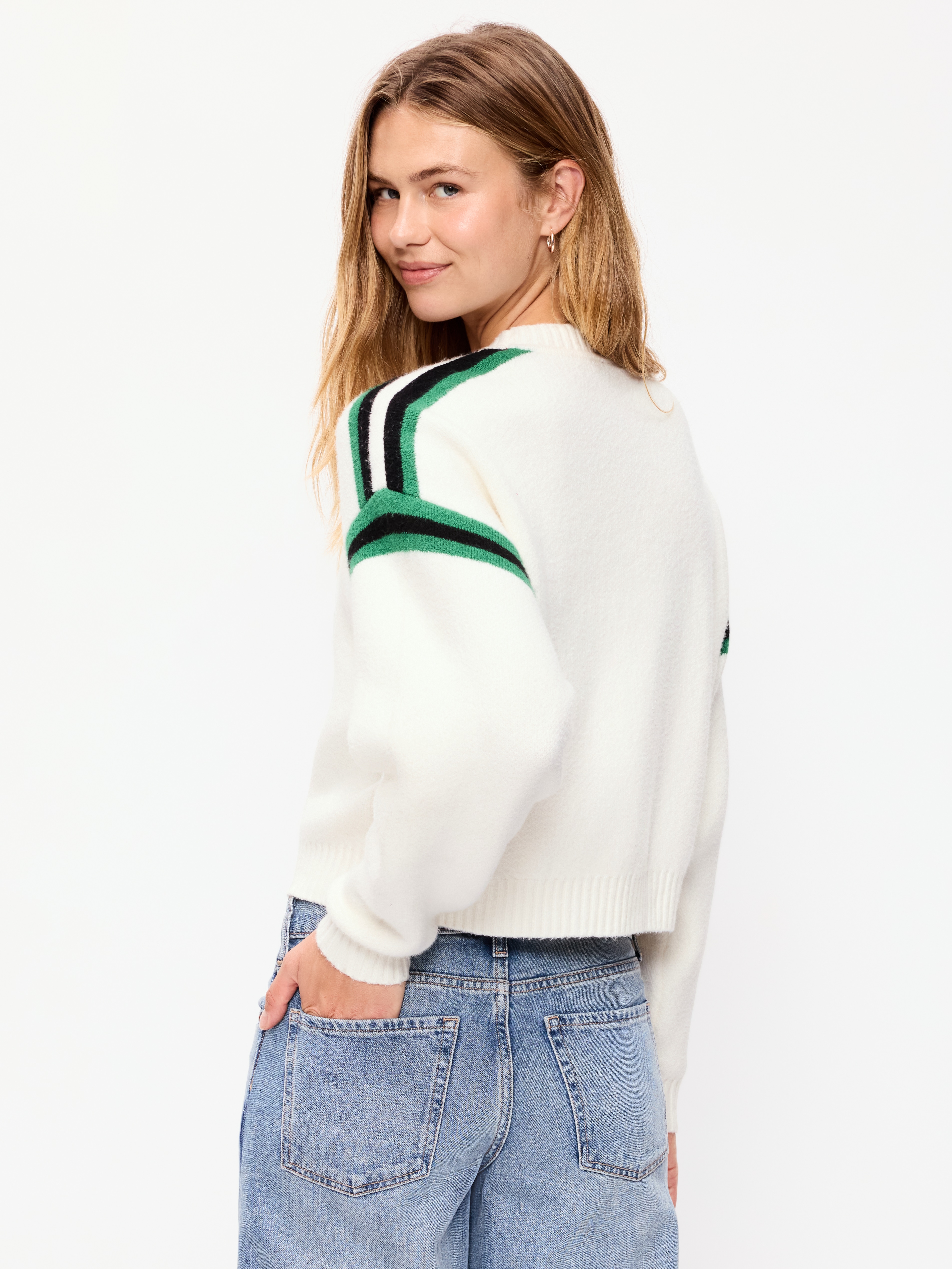 Buffalo Bills Cropped Sweater for Women - Philadelphia Eagles - 2