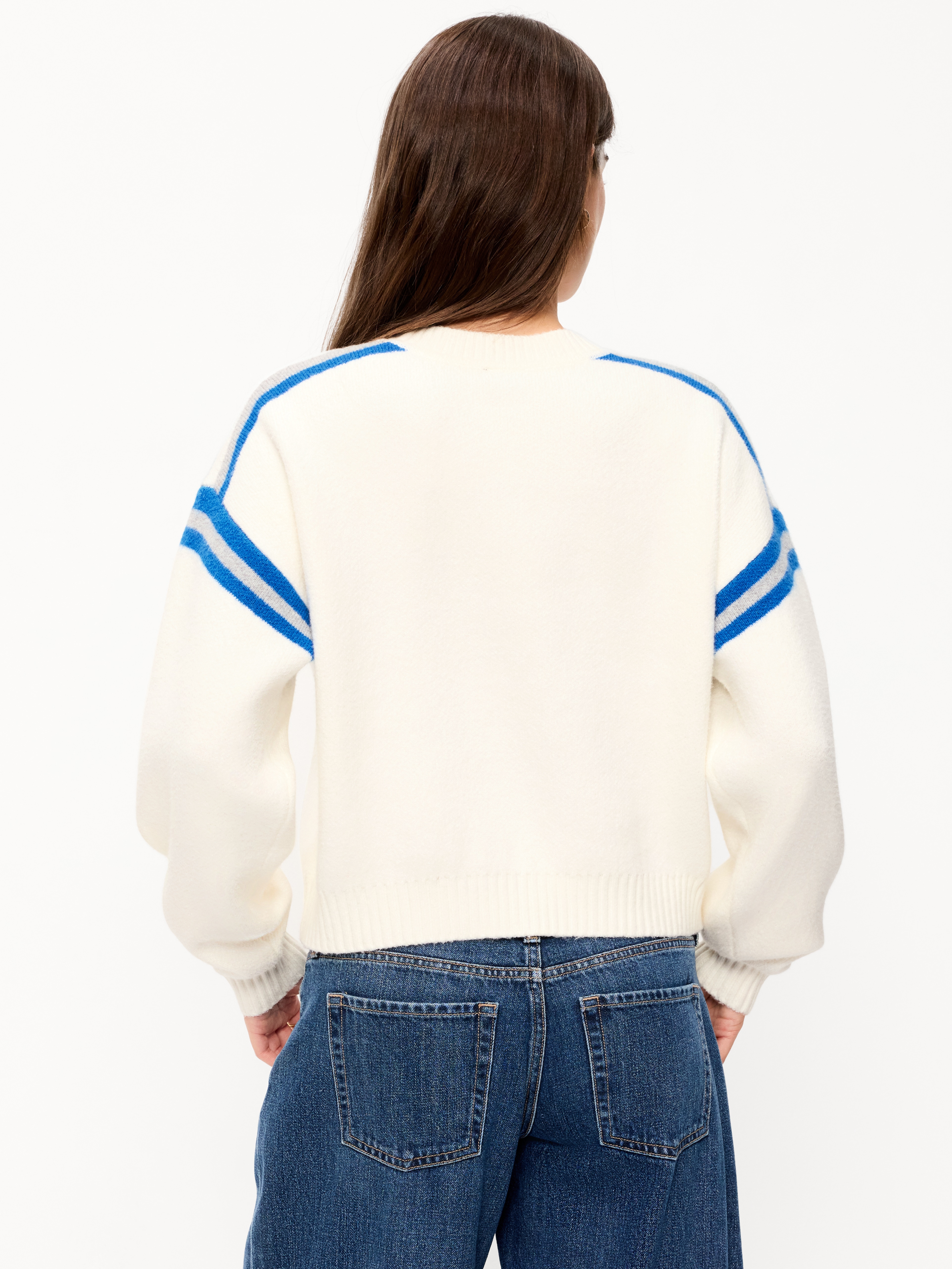Buffalo Bills Cropped Sweater for Women - Detroit Lions - 2