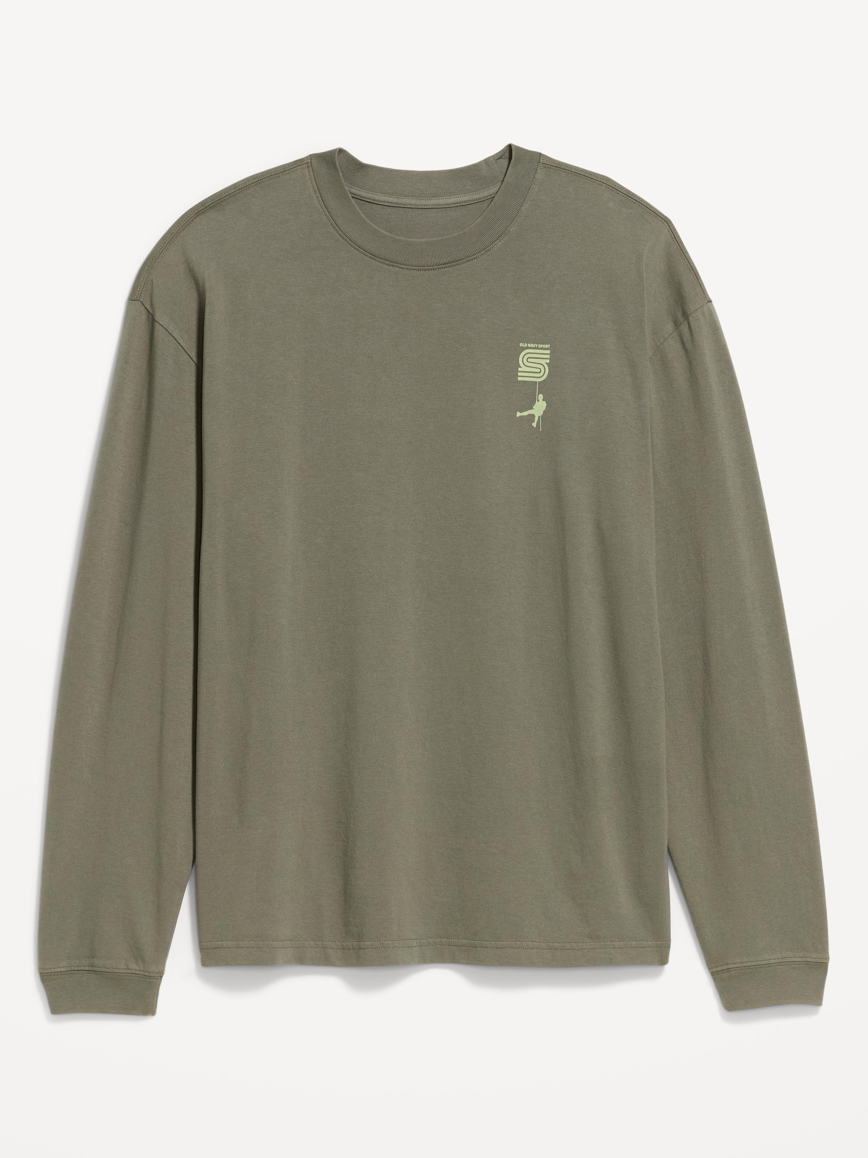 Lived-In Pro Long-Sleeve Graphic T-Shirt - Loden - 1