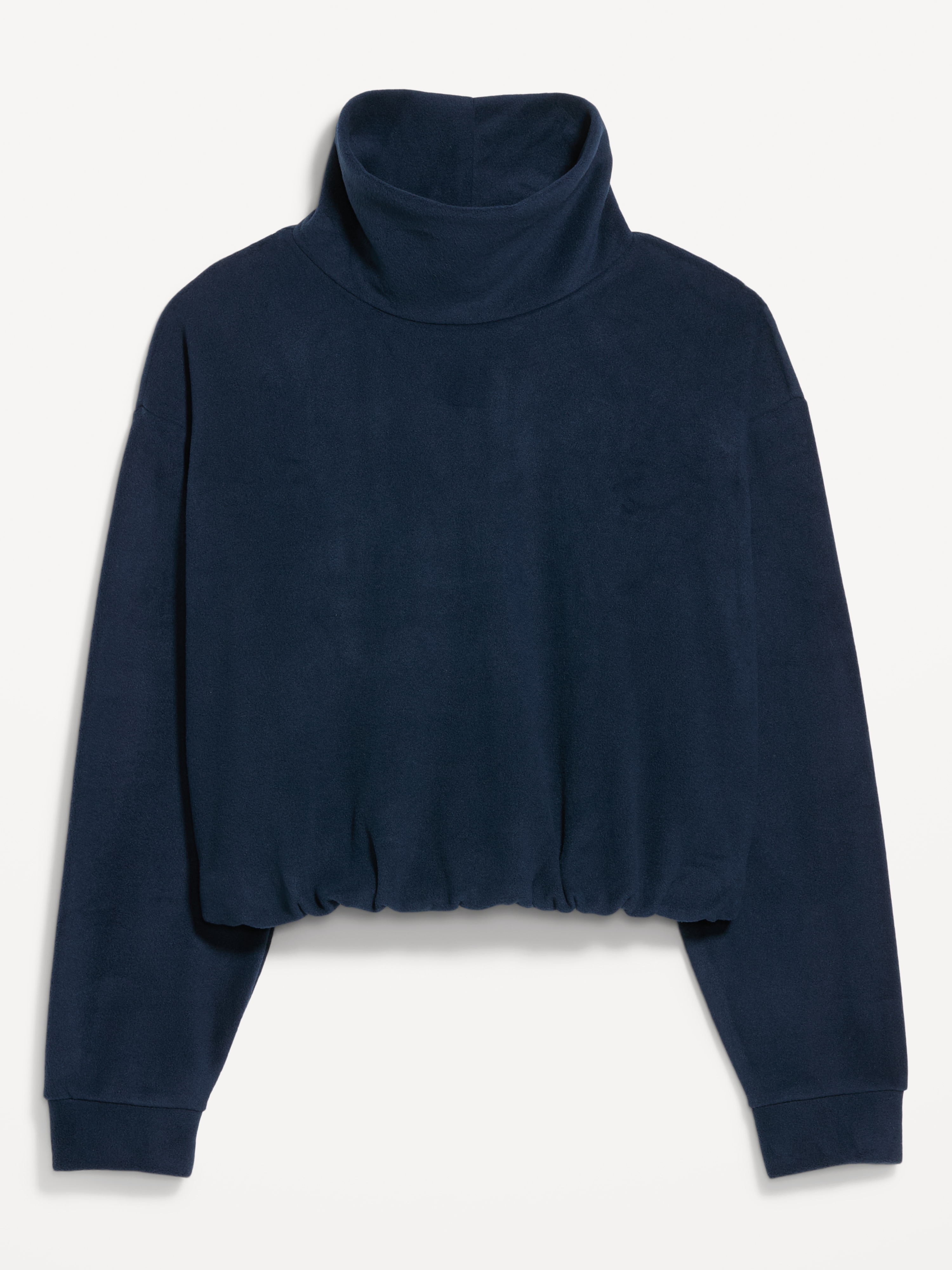 Performance Fleece Funnel Neck Pullover - In the Navy - 7