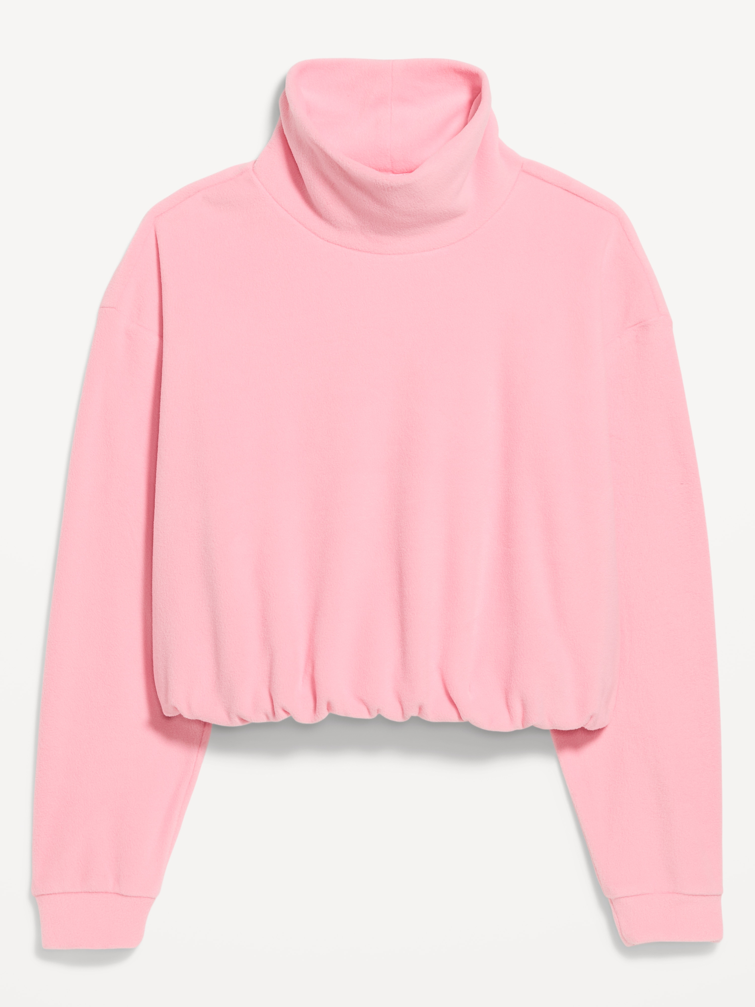 Performance Fleece Funnel Neck Pullover - Geranium Petal - 7