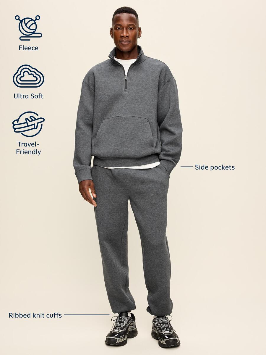 Bounce Fleece Baggy Jogger Sweatpants - Loden - 5