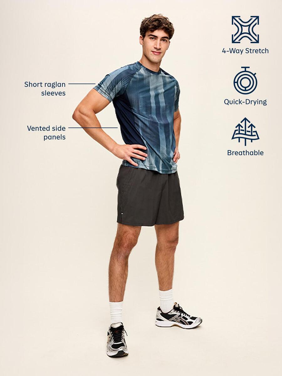Slim Fit Performance Vent T-Shirt - Winter Lake - 6