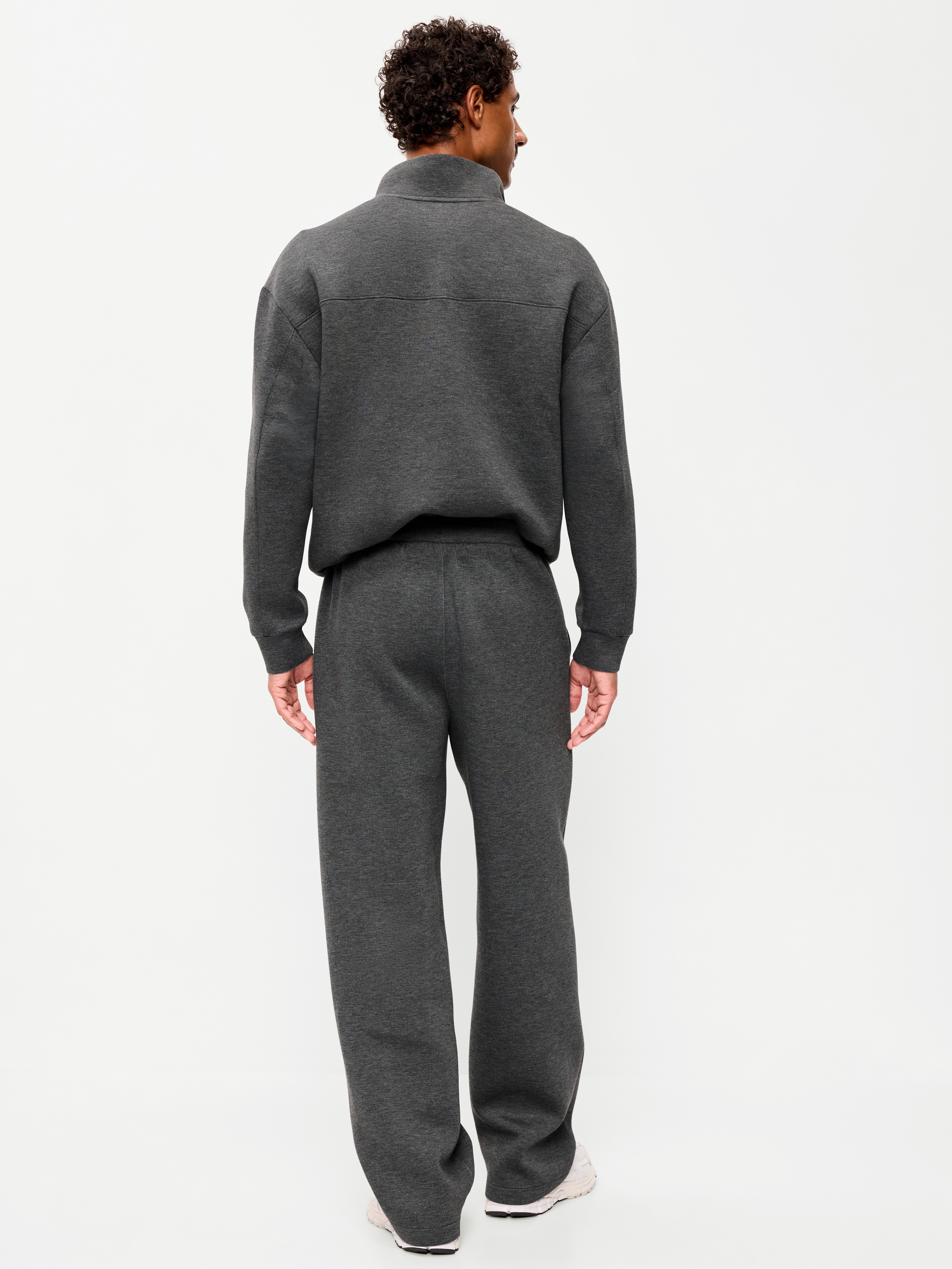 Bounce Fleece Baggy Sweatpants - Dark Heather Gray - 3