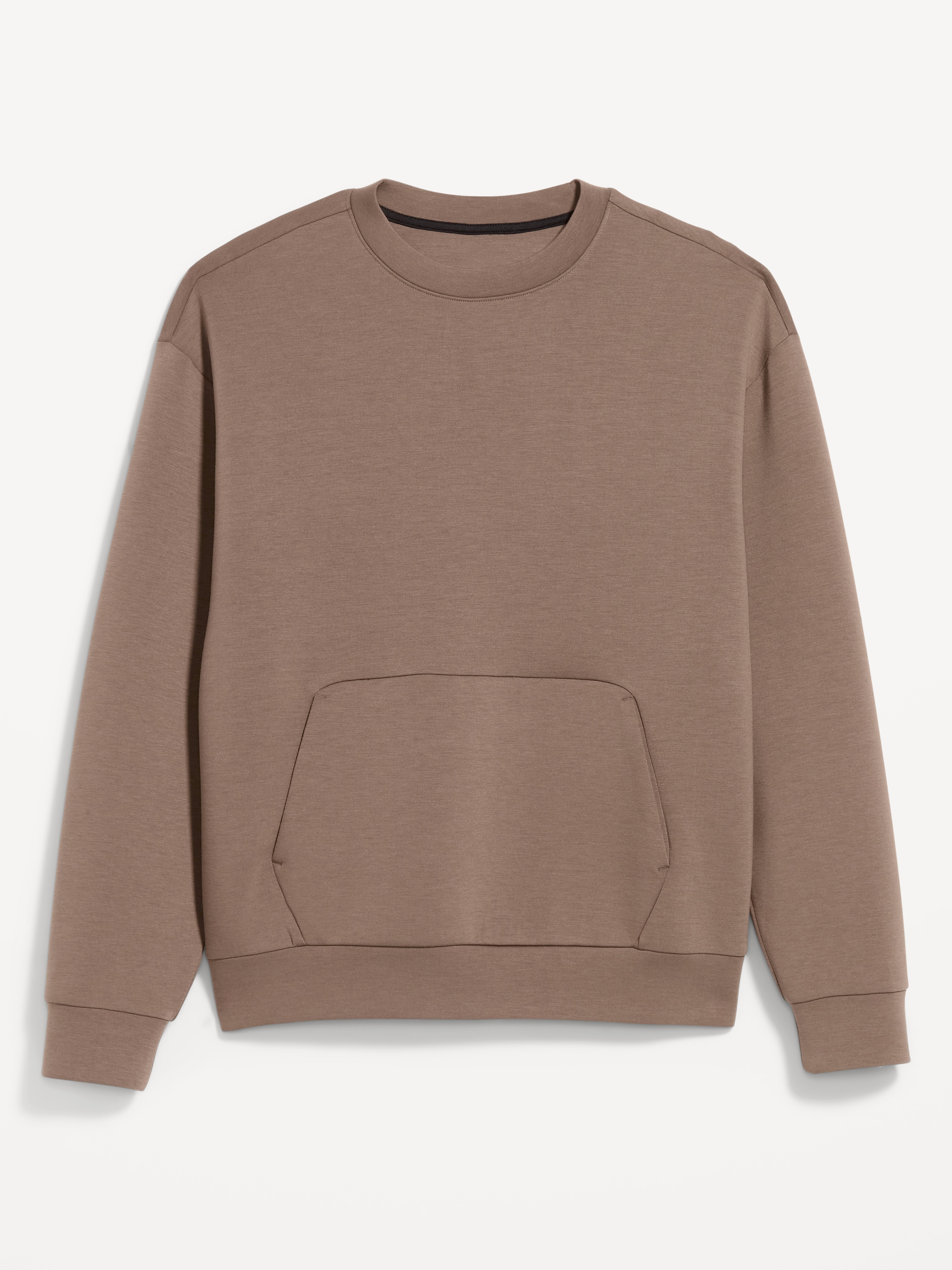 Oversized Bounce Fleece Sweatshirt - Saddle Brown - 1