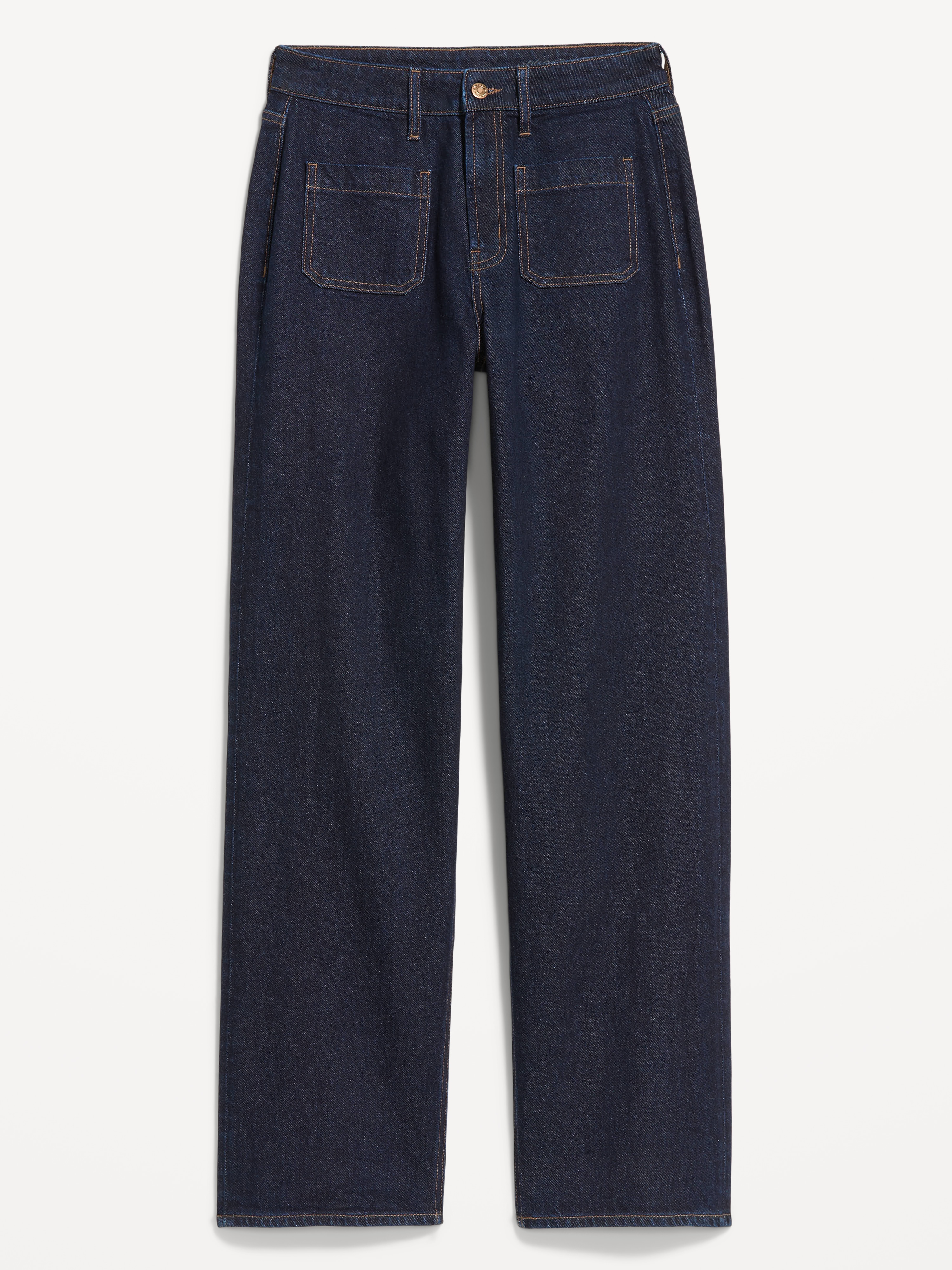 Curvy Extra High-Waisted Wide-Leg Jeans - Wren - 8