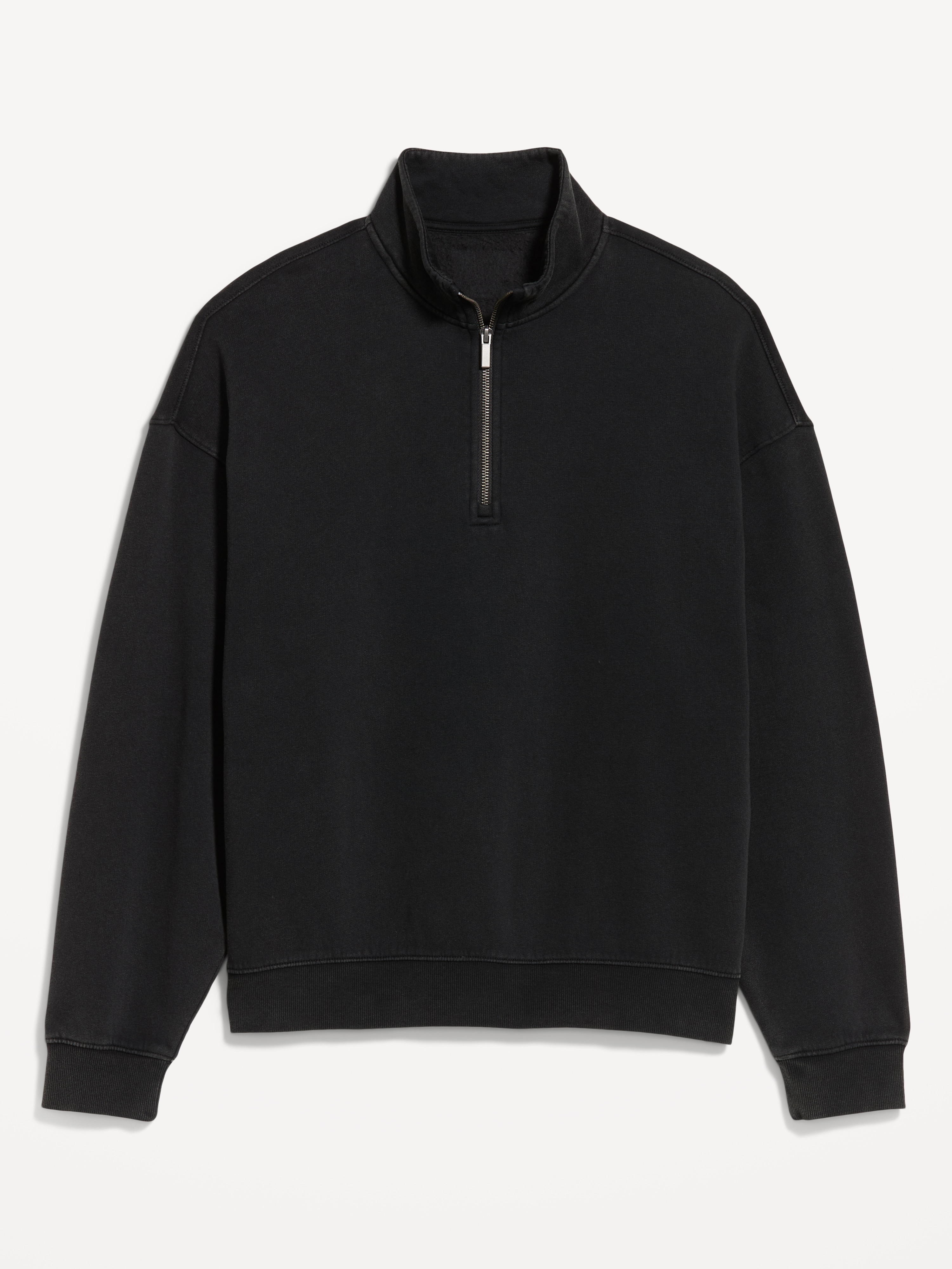 Lived-In Pro Quarter Zip - Black Jack - 1