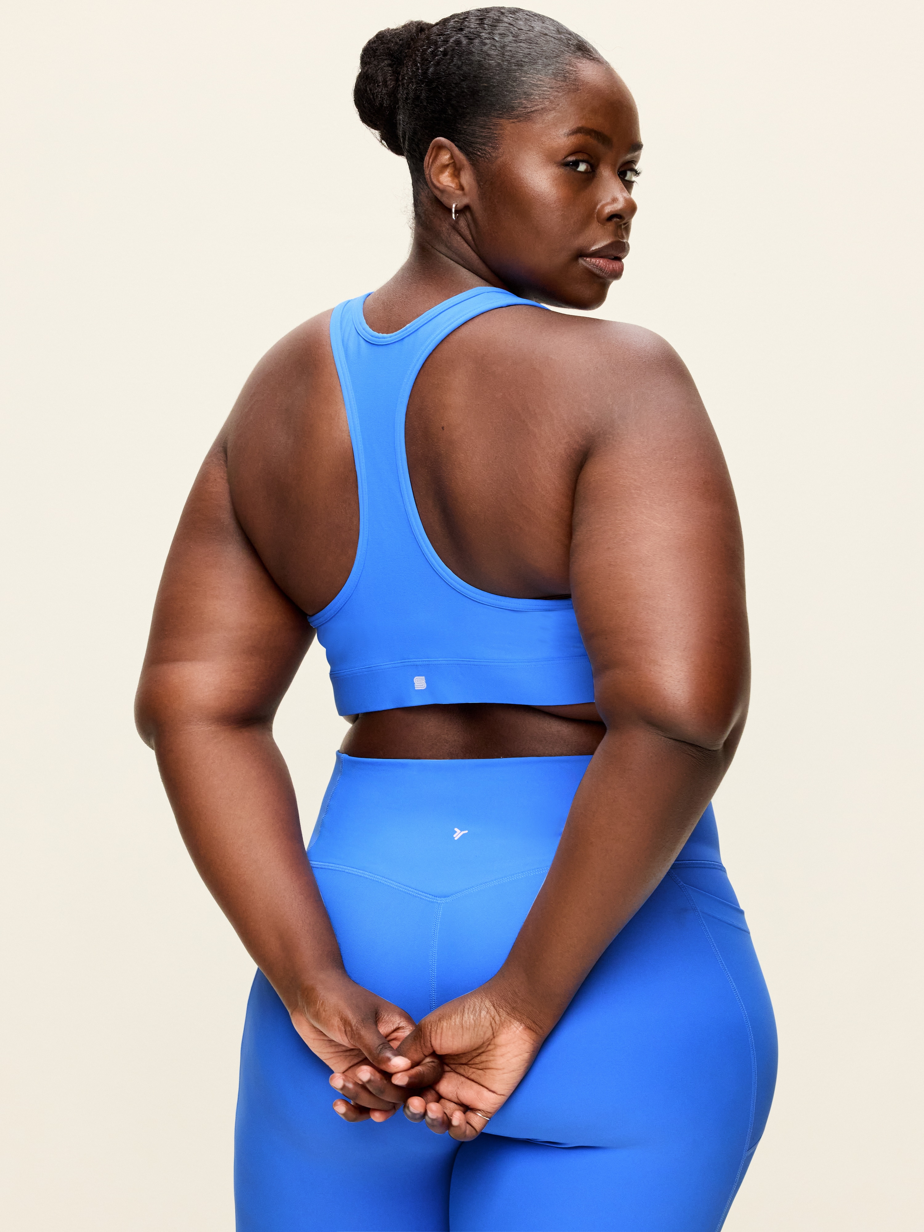 Medium Support PowerSoft Racerback Sports Bra - Cloisonne - 7